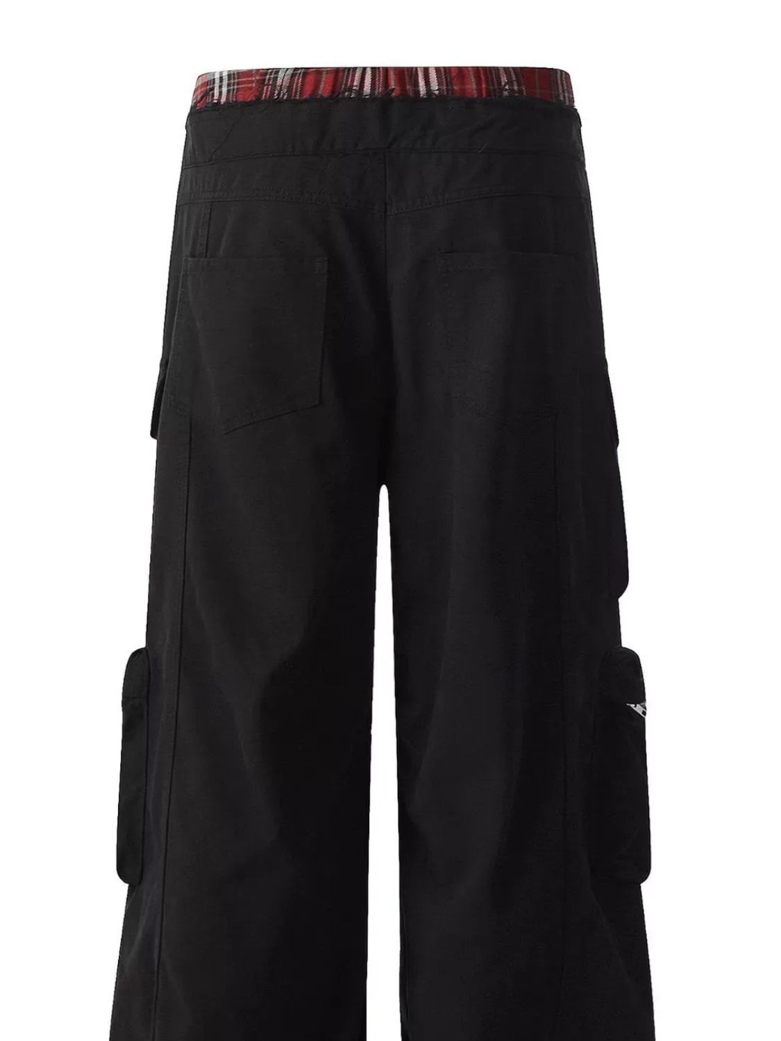 Men's Plaid Wide Leg Pants