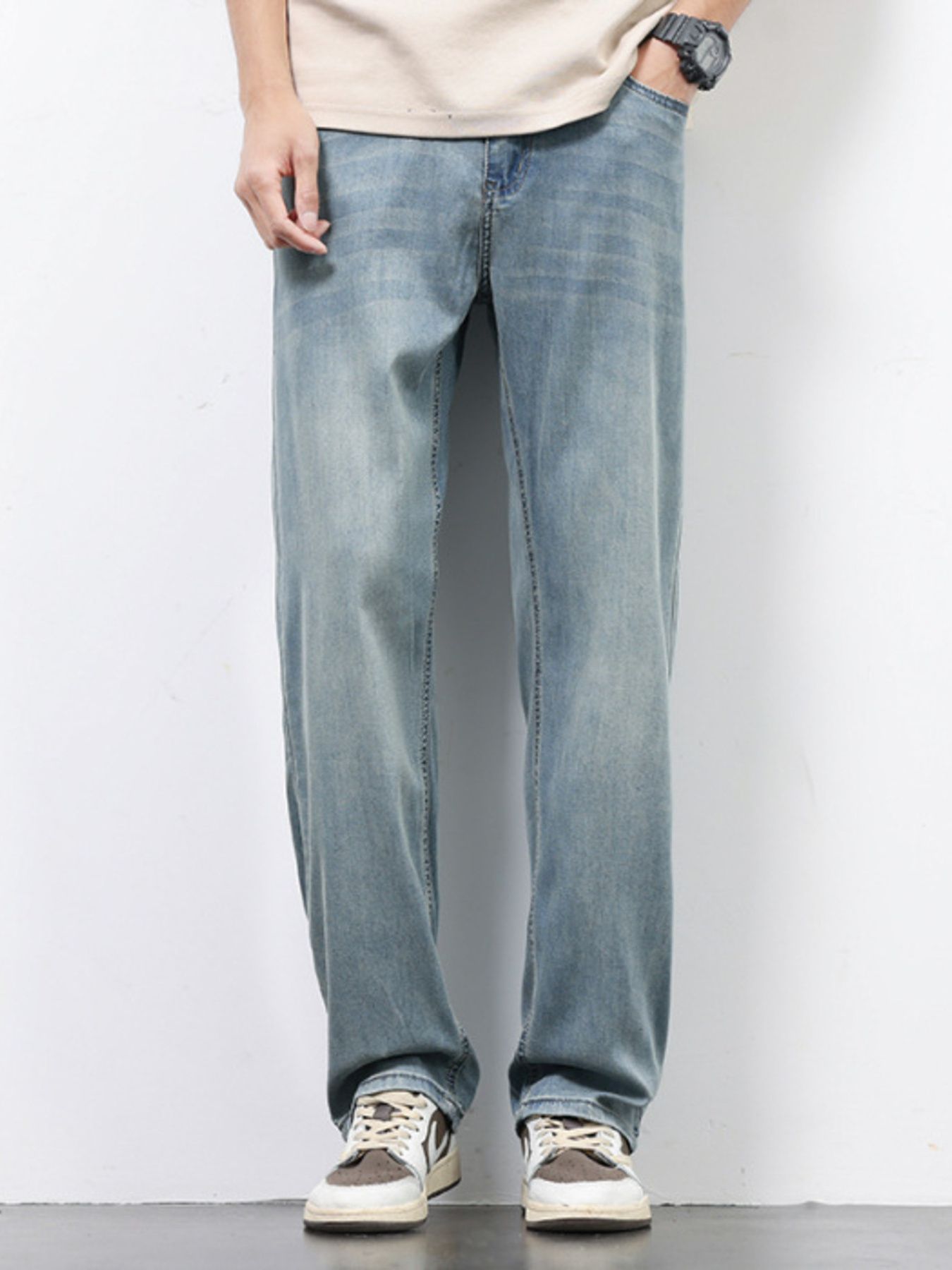 Men's Wide Leg Jeans