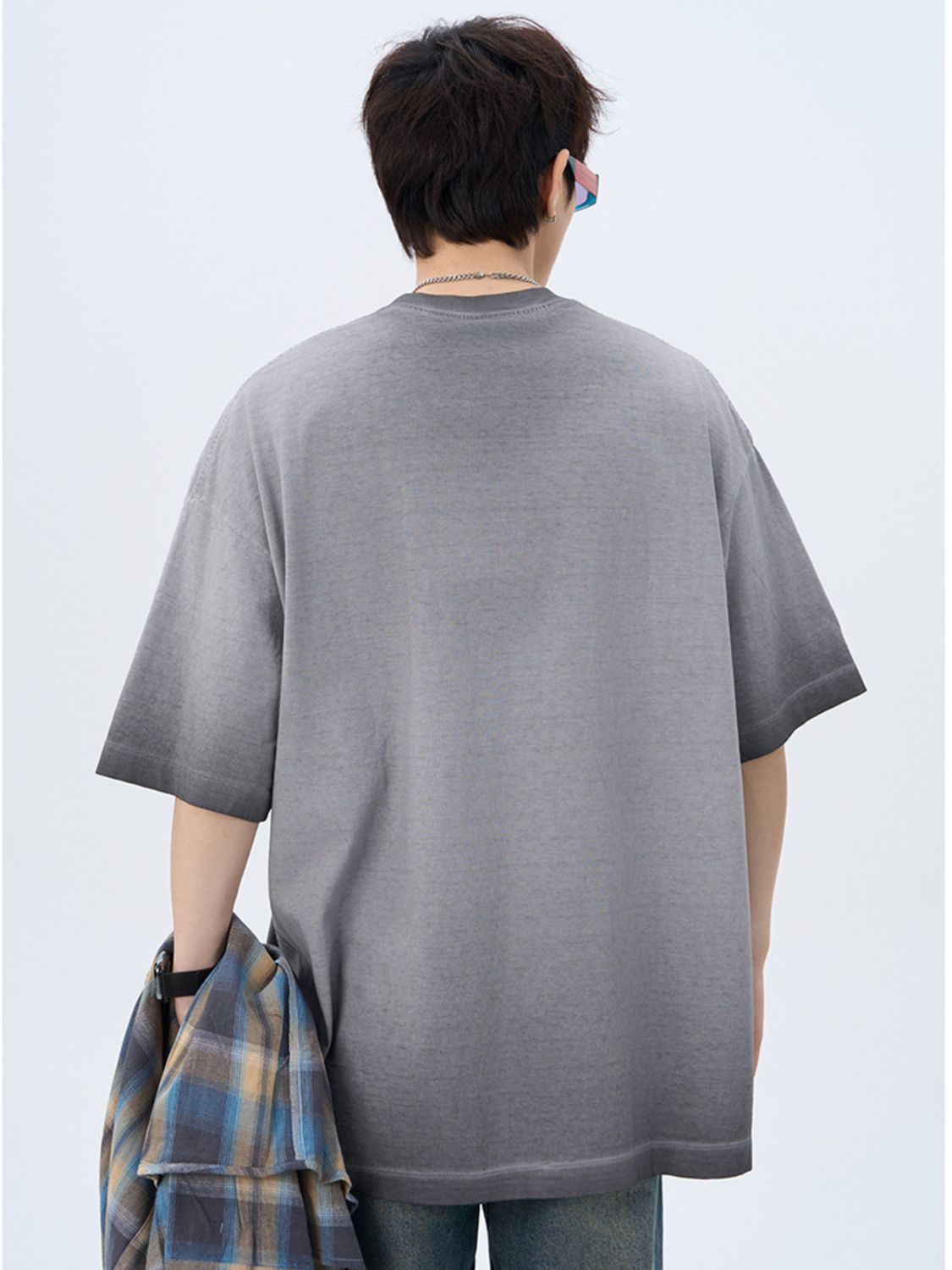 Men's Plus Size Round Neck Short Sleeve T-Shirt