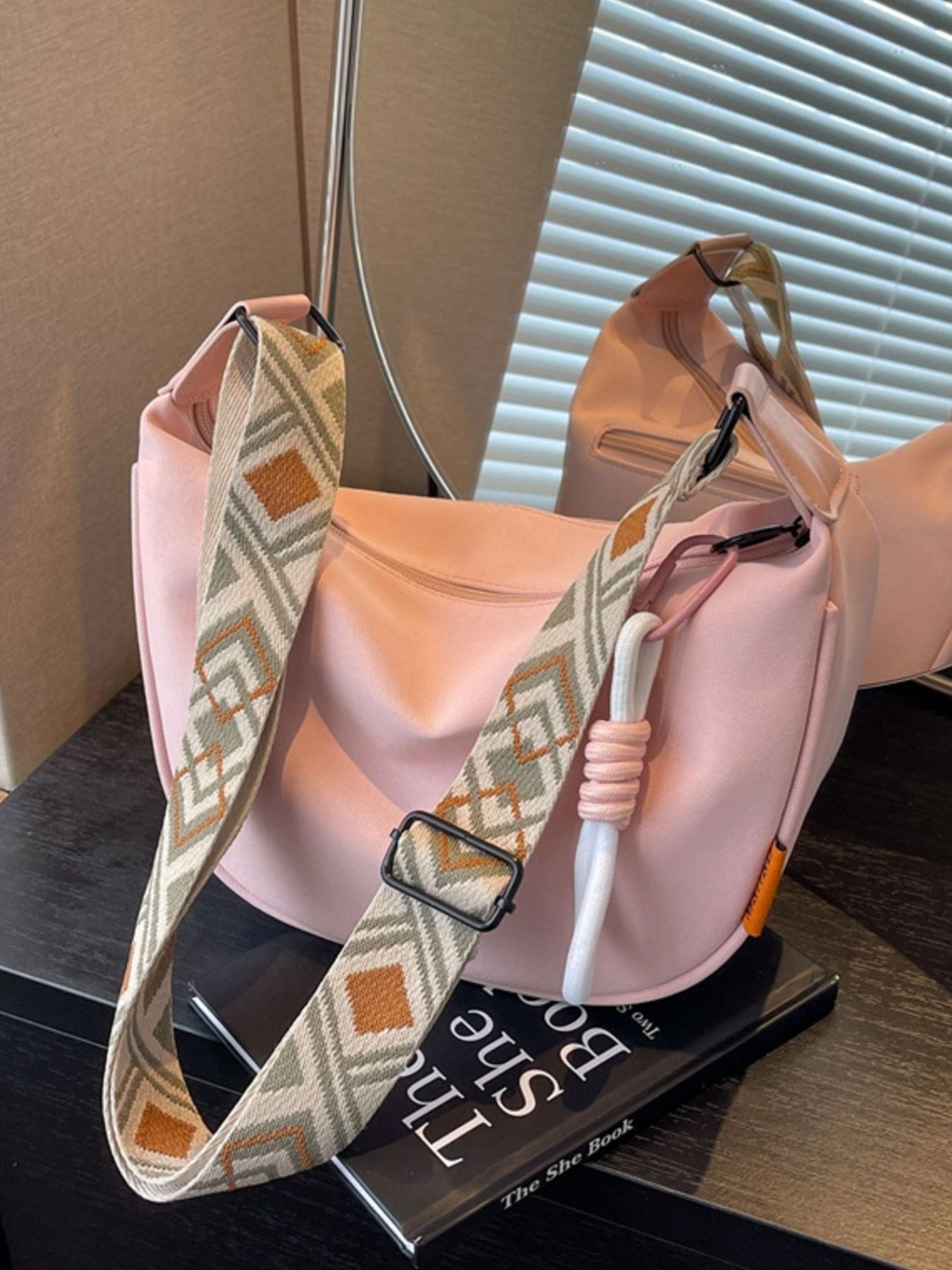 Geometric Strap Crossbody Bag 1