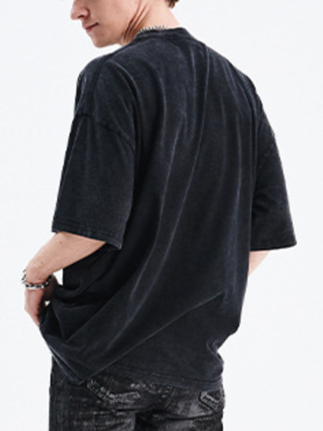 Men's Graphic Round Neck Short Sleeve T-Shirt