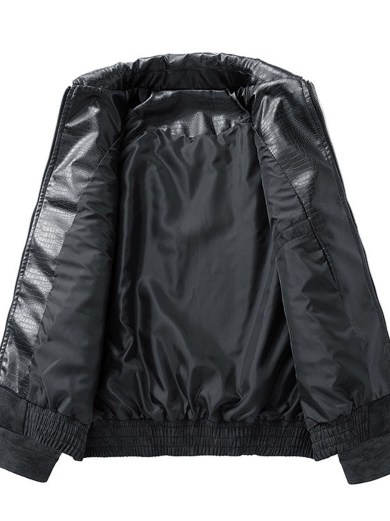 Men's Plus Size Vintage Style Zip Up Bomber Jacket