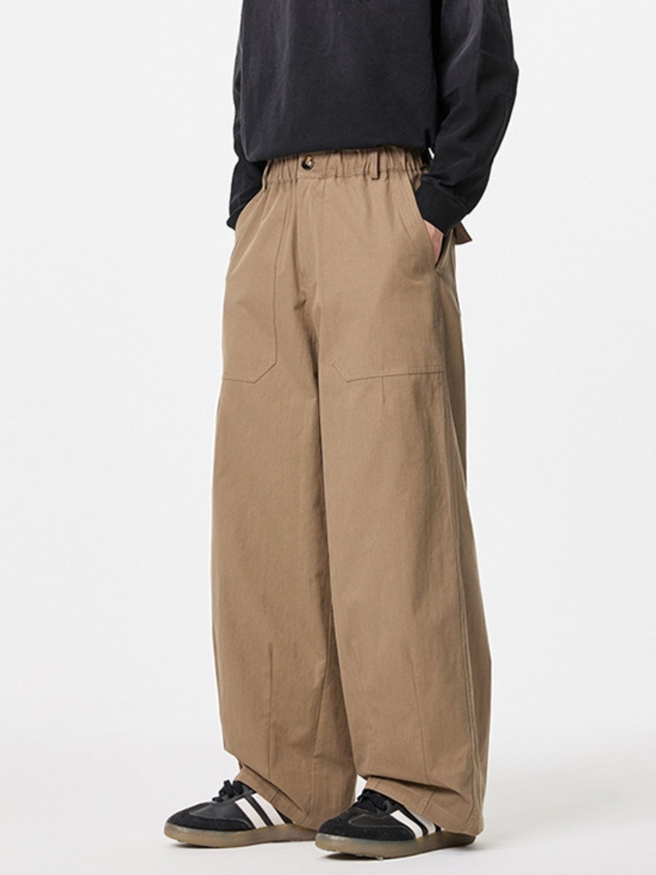 Men's Wide Leg Cargo Pants