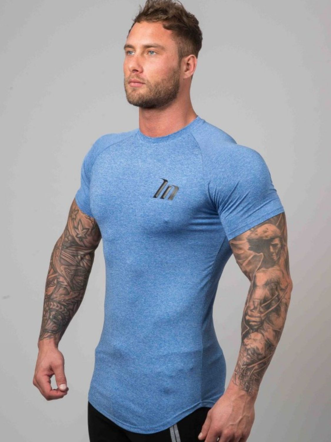 Men's Plus Size Round Neck Short Sleeve T-Shirt