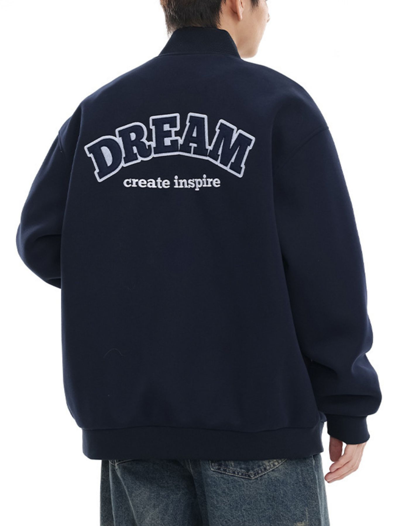 Men's Plus Size Casual Snap Down Jacket