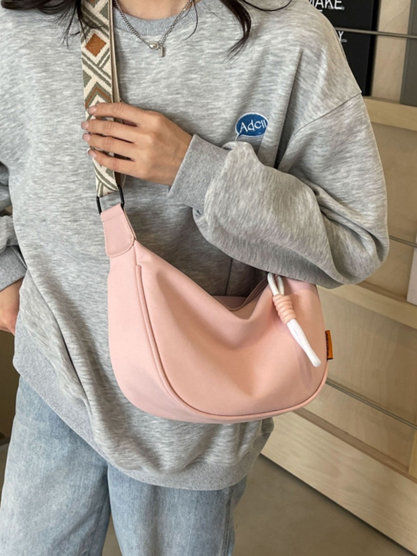 Geometric Strap Crossbody Bag 3