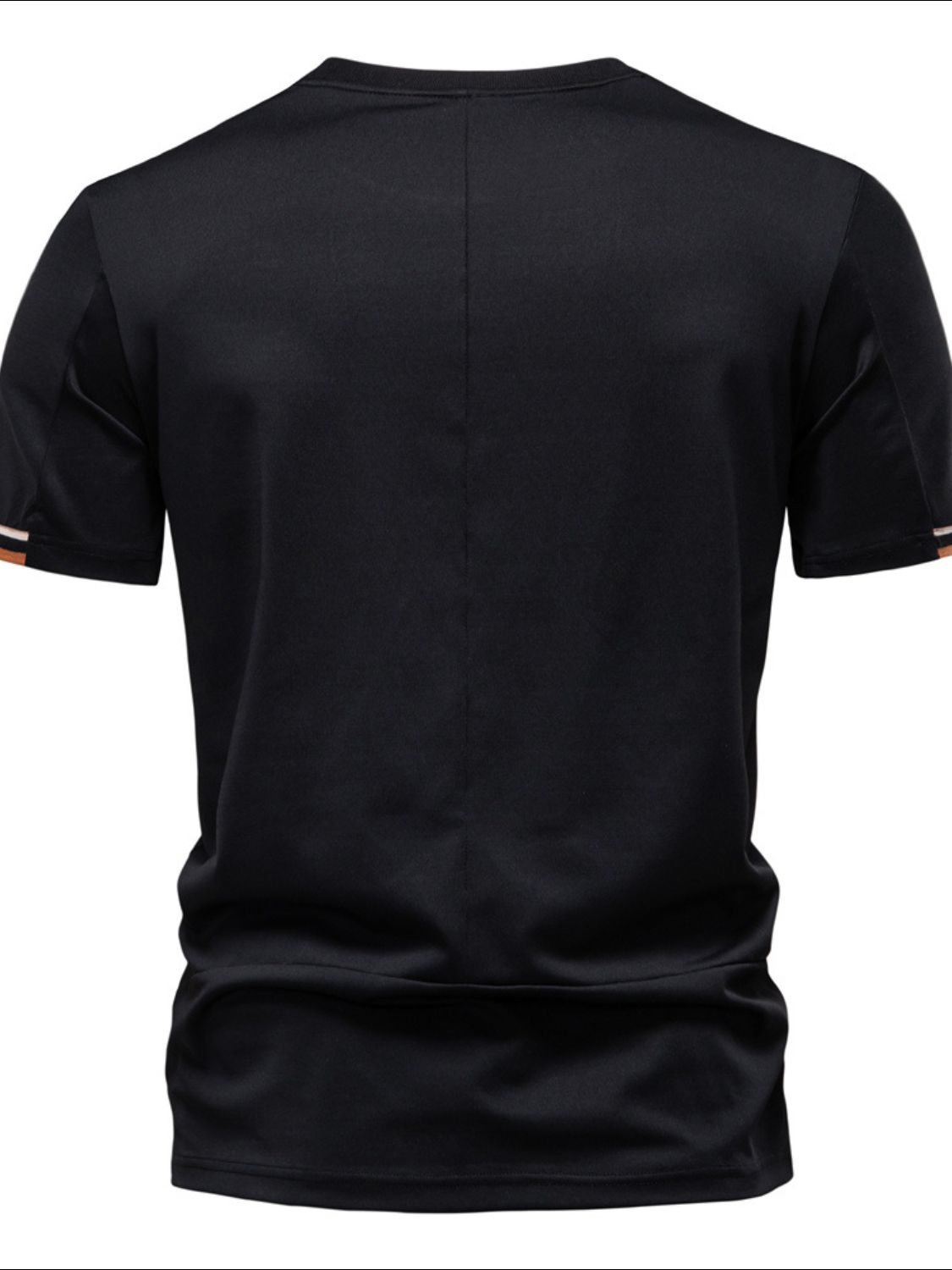 Men's Embroidered Round Neck T-Shirt