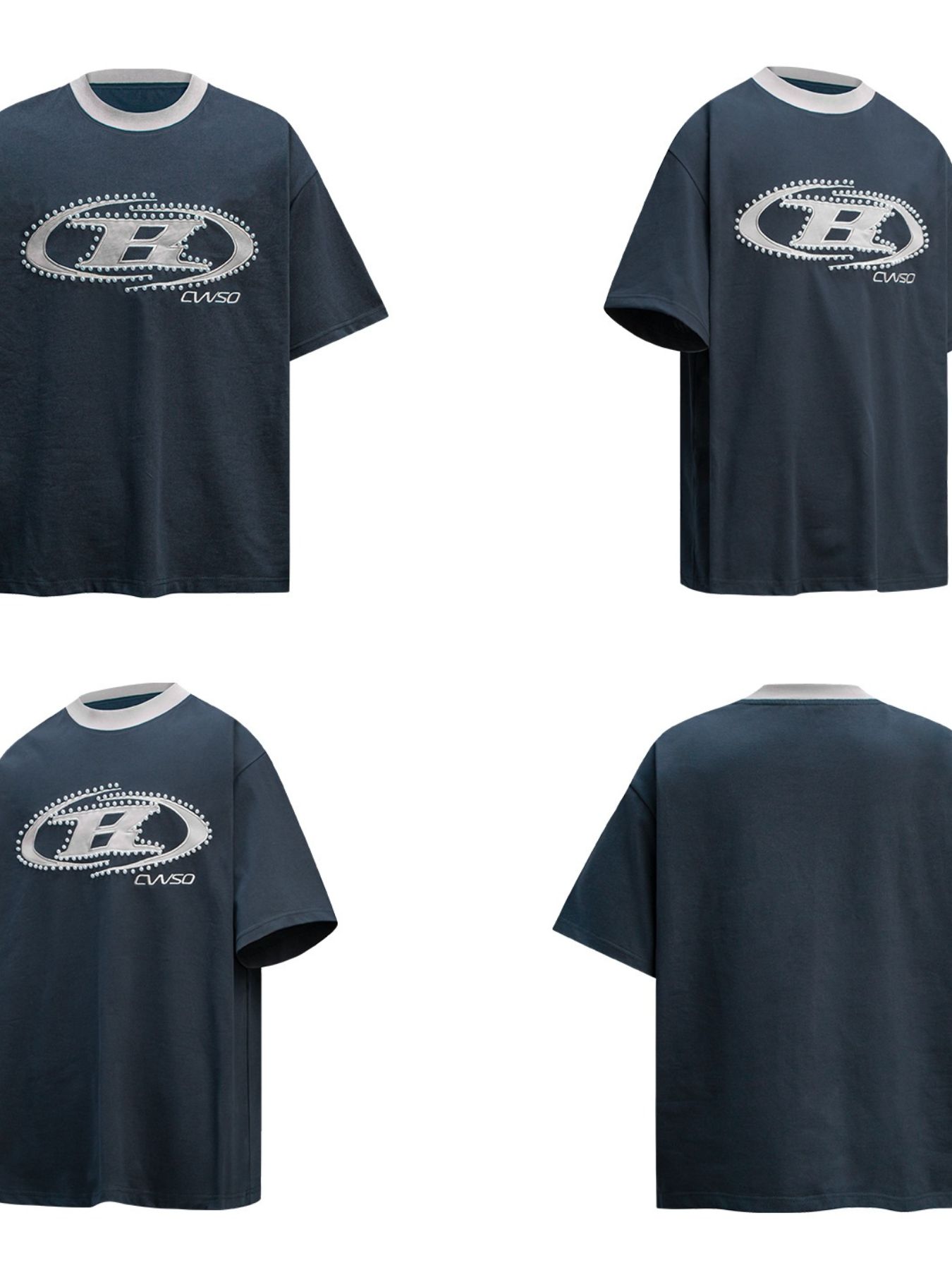 Men's Pearl Detail Short Sleeve T-Shirt