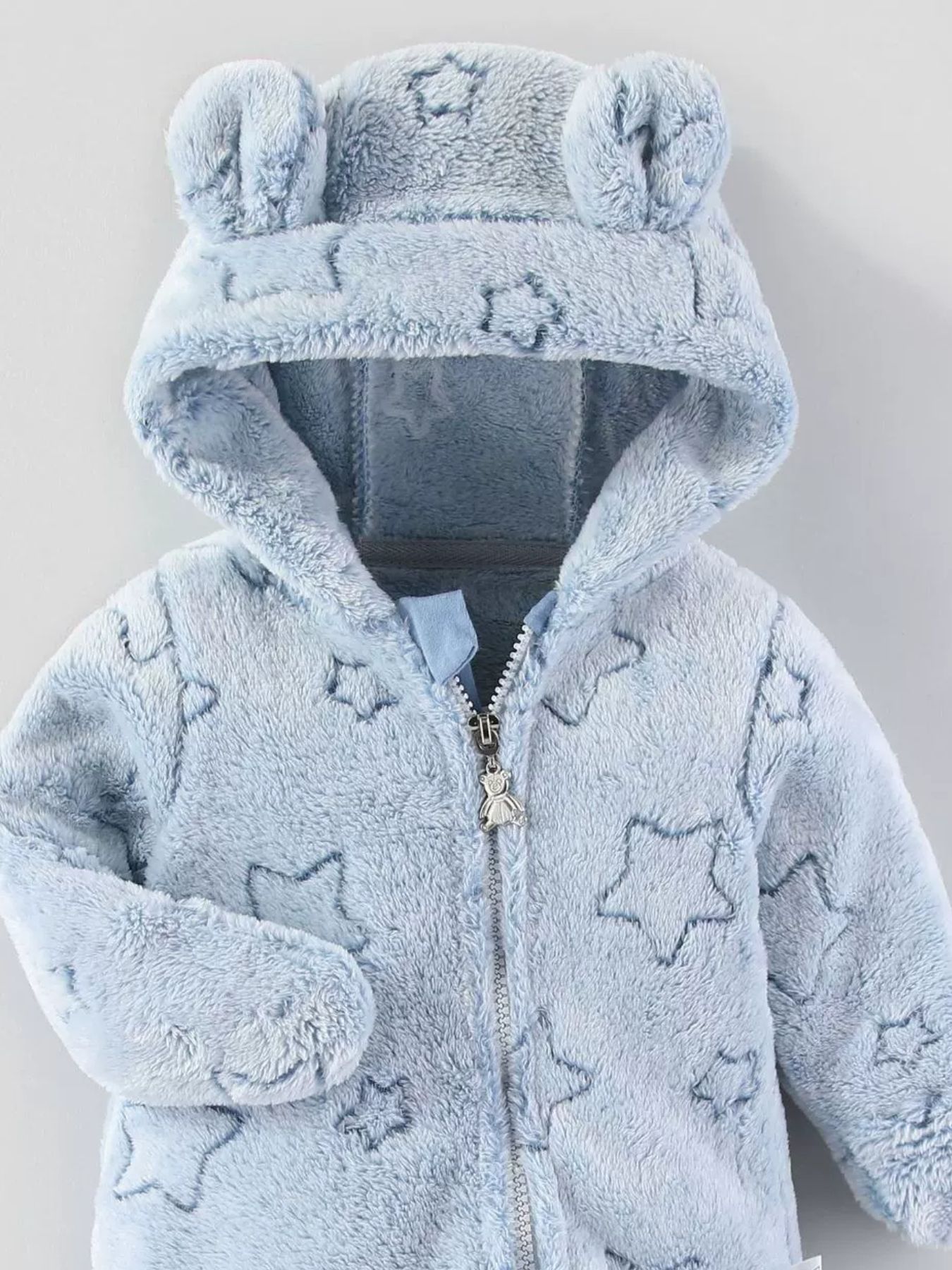 Children's Plush Hooded One-Piece
