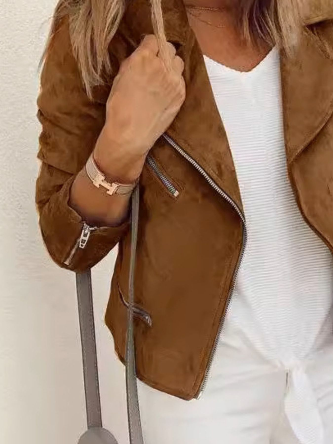 Zip Up Long Sleeve Jacket