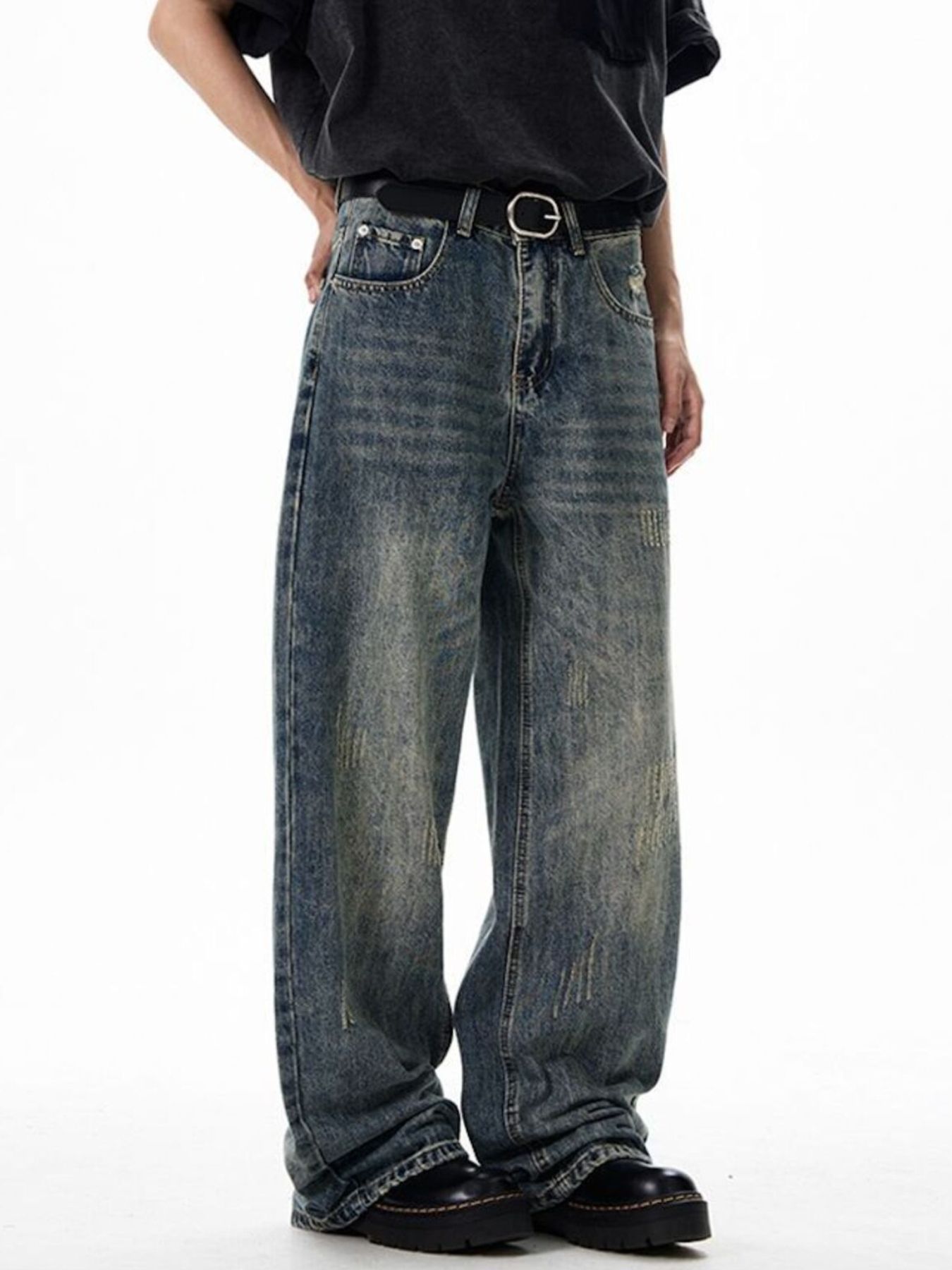 Men's Wide Leg Jeans