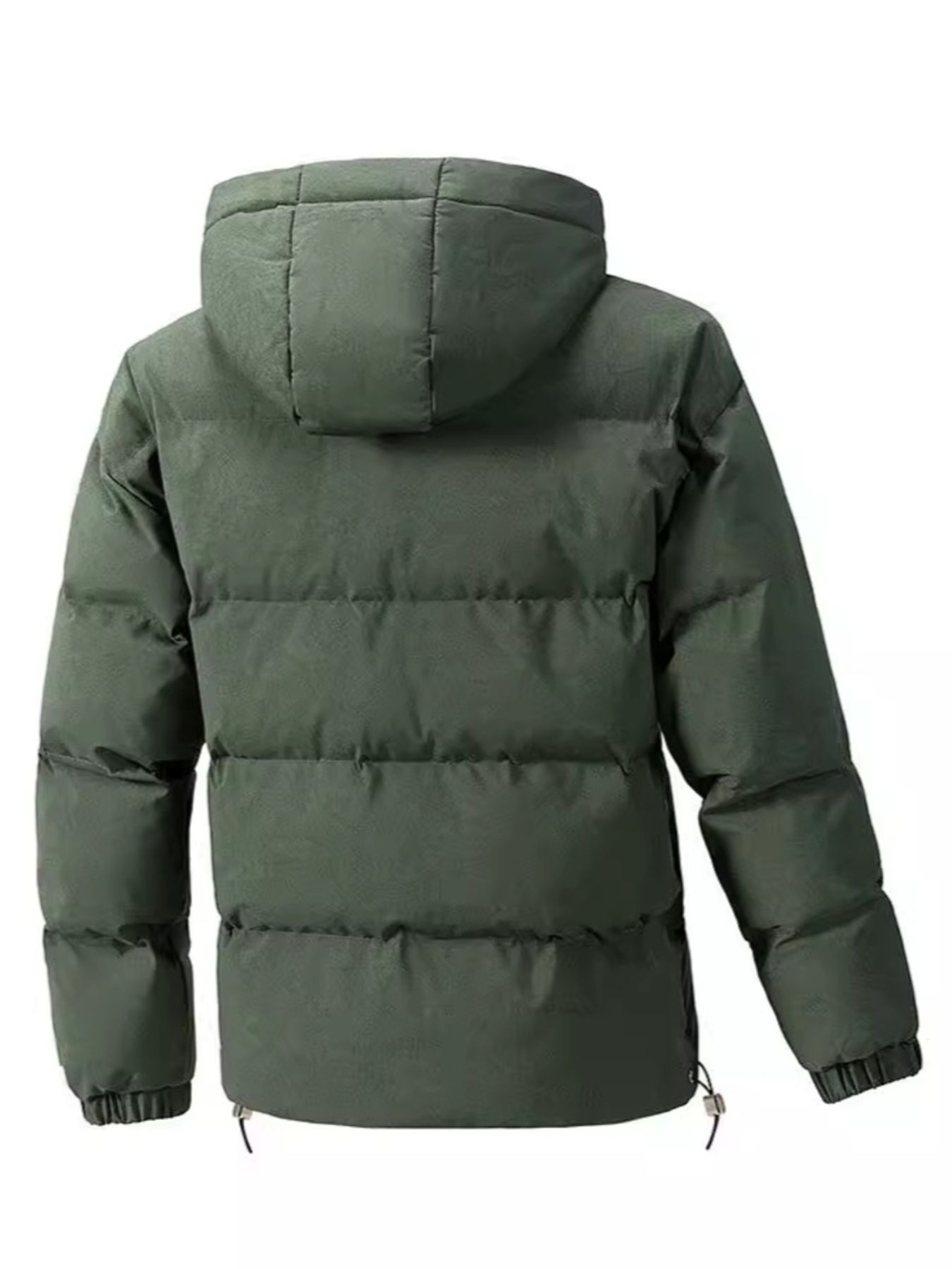 Men's Plus Size Warm Padded Hooded Puffer Jacket