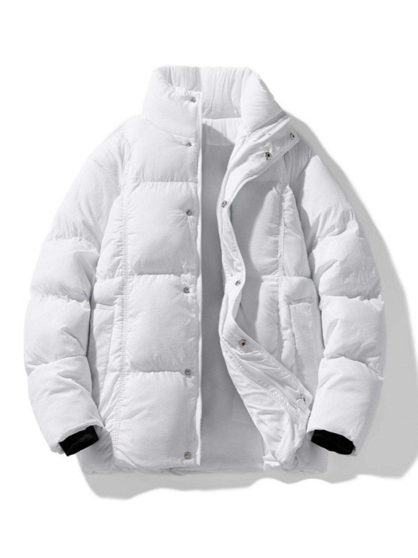 Men's Plus Size Warm Padded Puffer Jacket