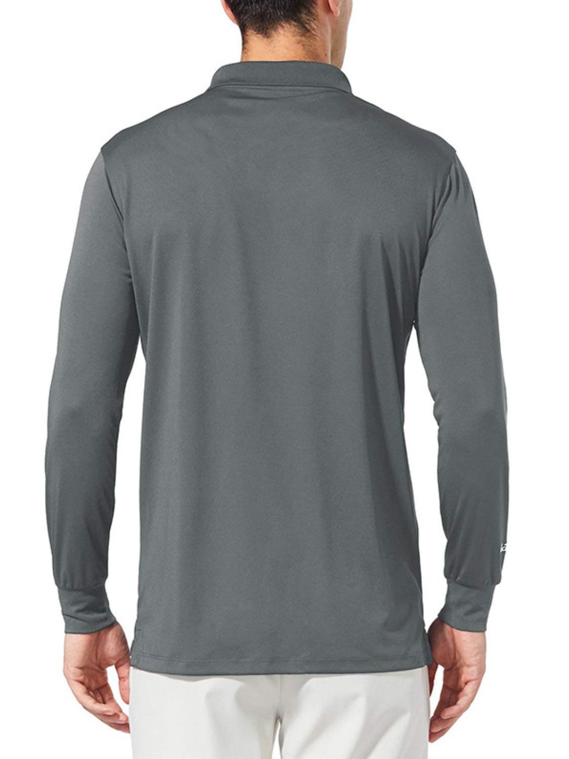 Long Sleeve Collared Neck Polo Shirt