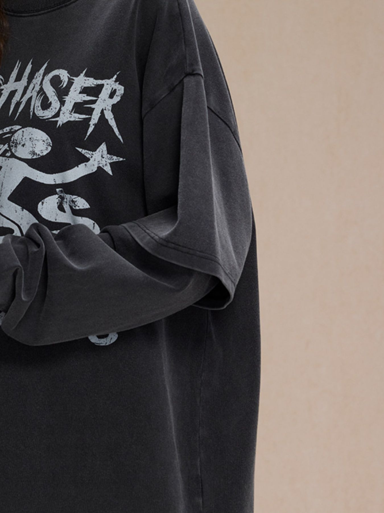 Men's Graphic Round Neck Long Sleeve T-Shirt