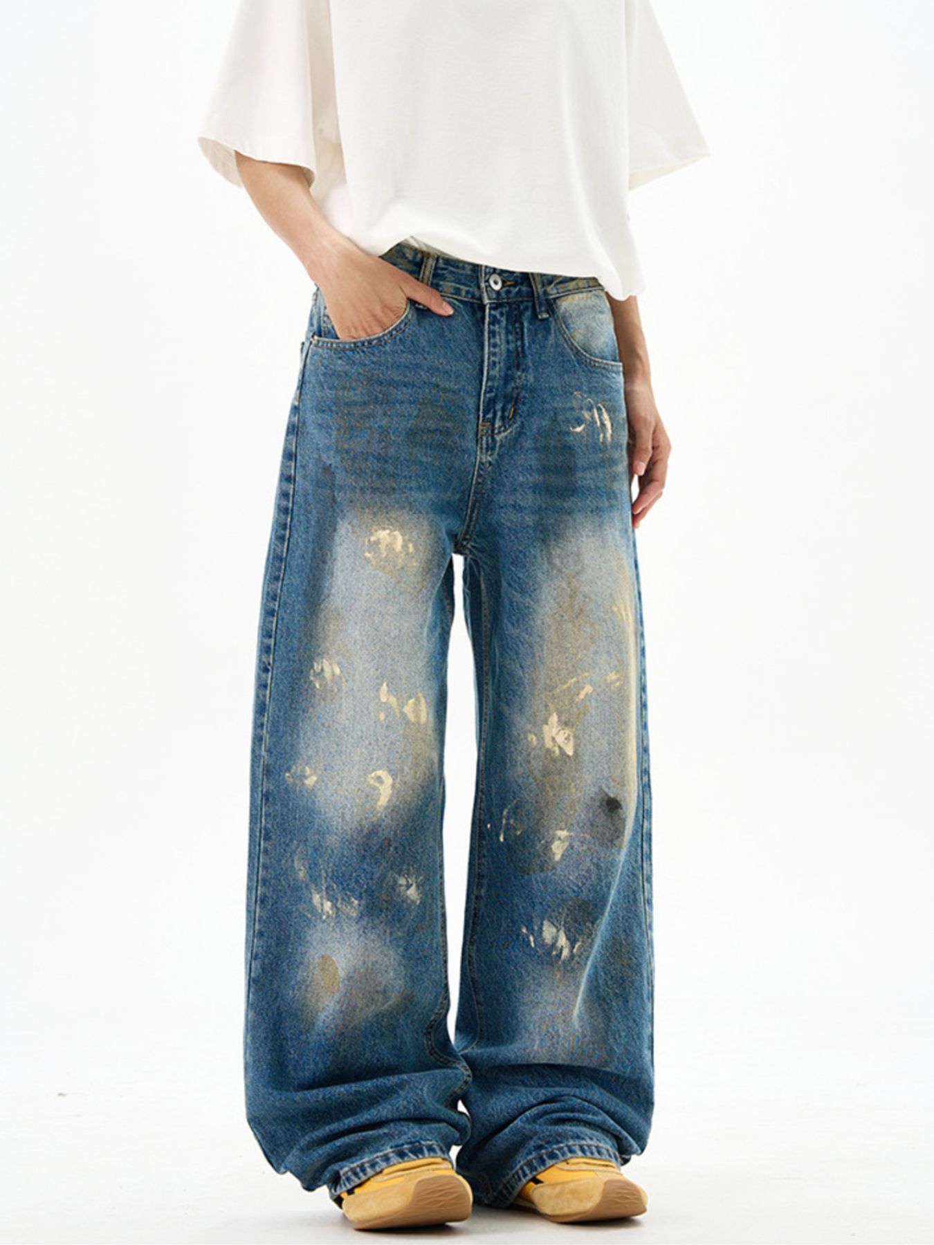 Men's Wide Leg Jeans