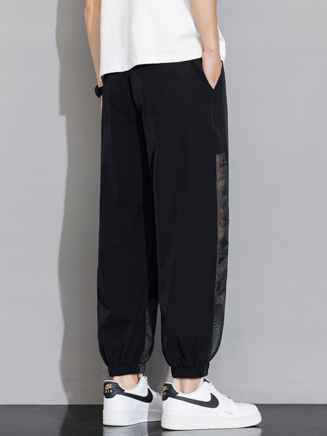 Men's Plus Size Wide Leg Pants