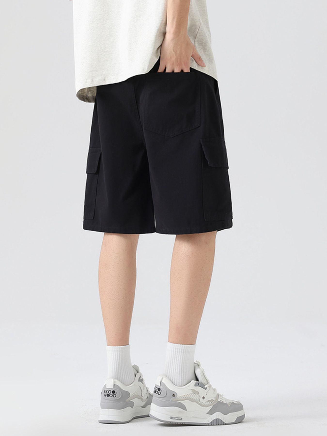 Men's Full Size Drawstring Loose Fit Shorts Plus Size