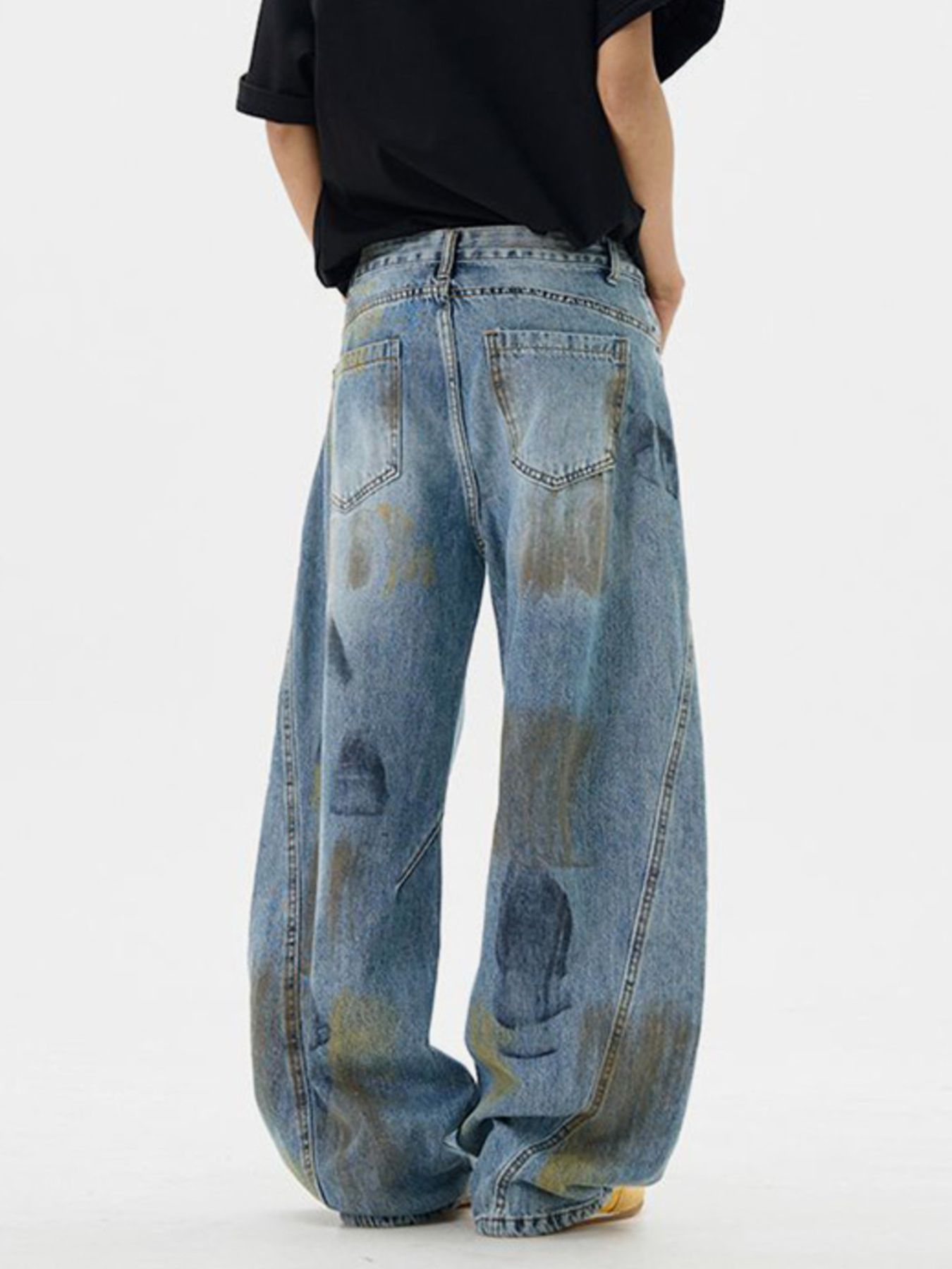 Men's Wide Leg Jeans