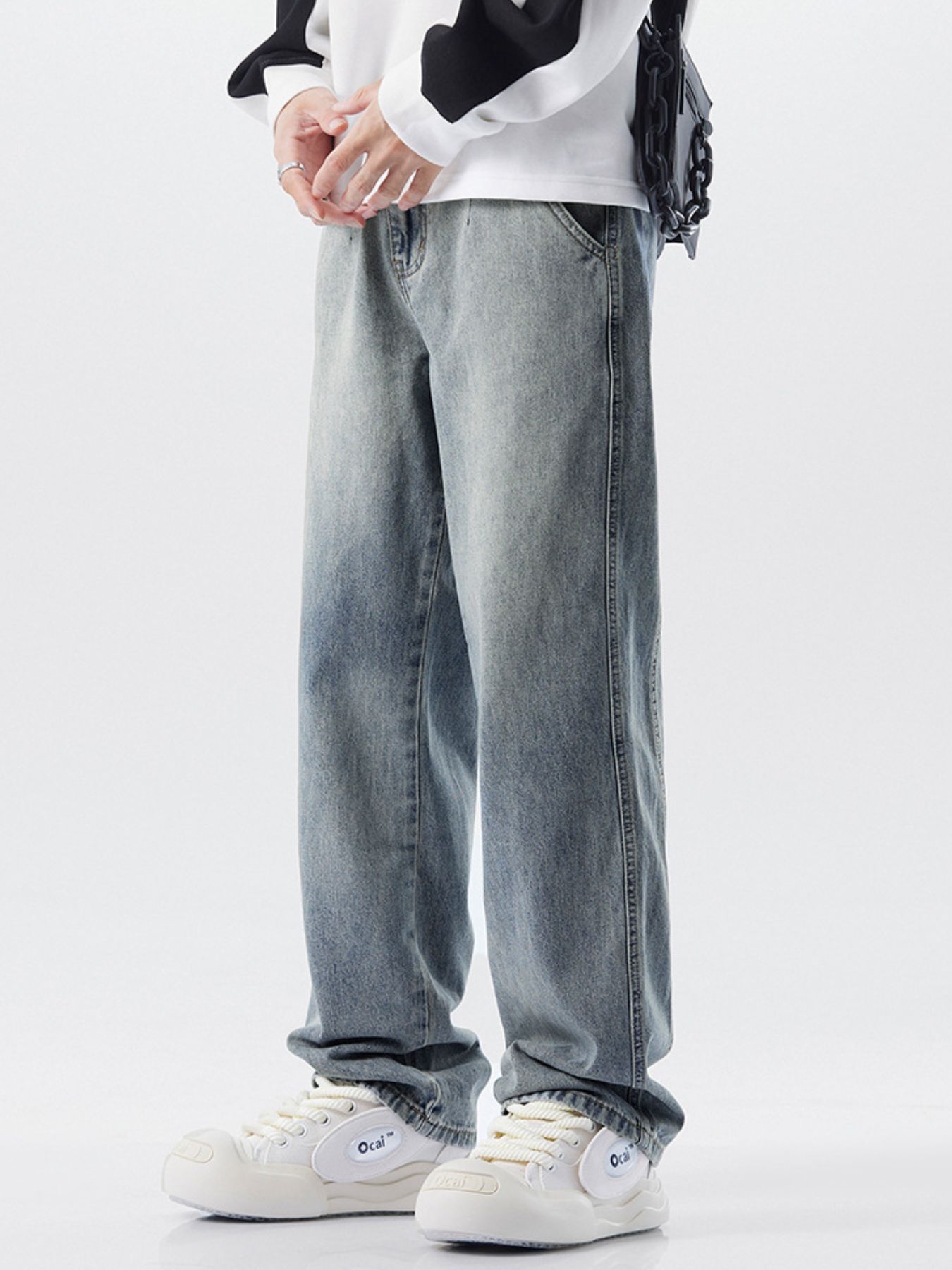 Men's Wash Relaxed Fit Jeans