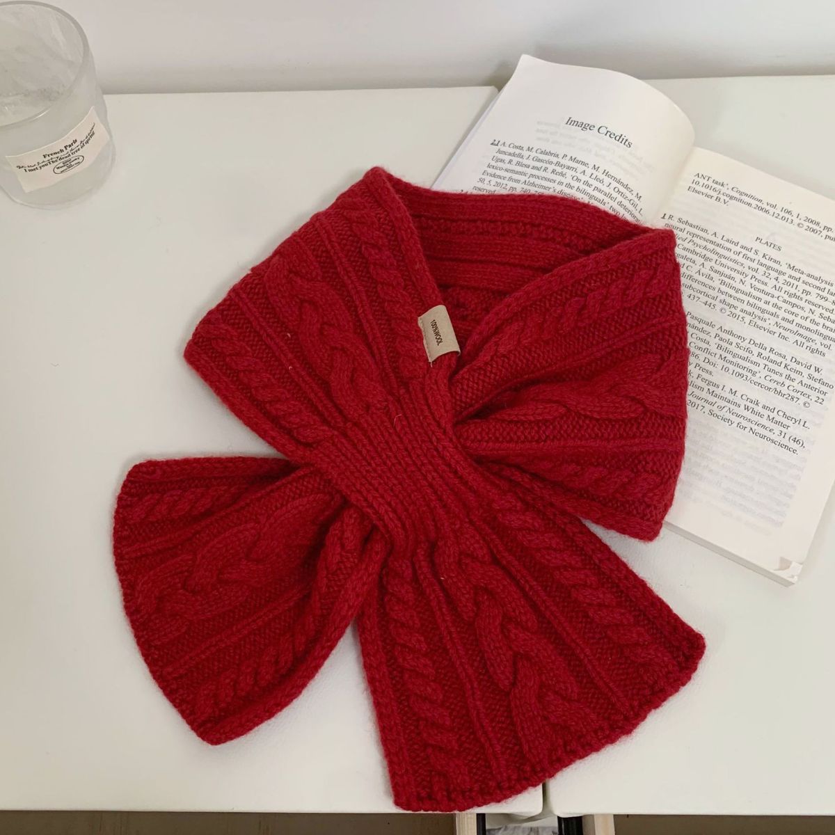 Cozy Cable Knit Scarf