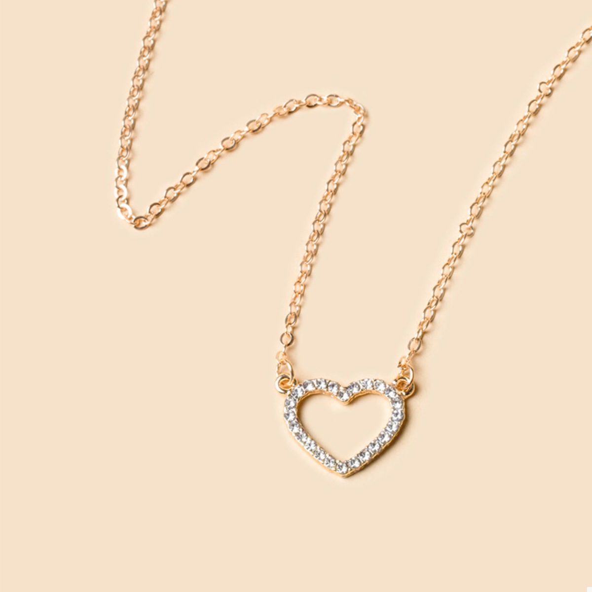 18K Gold-Plated Heart Necklace