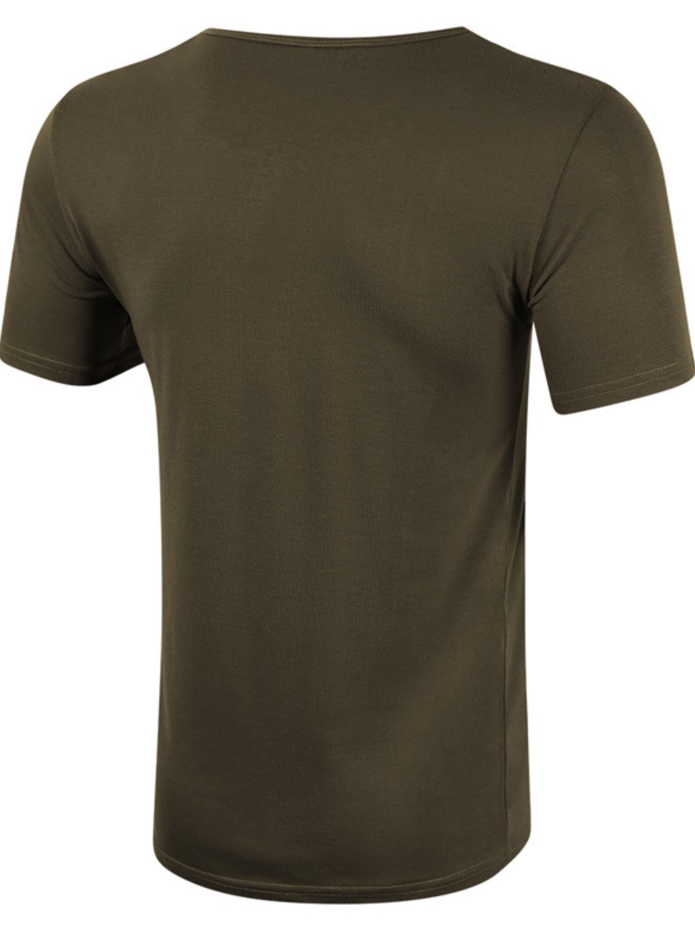 Men's Casual Henley Pocket T-Shirt