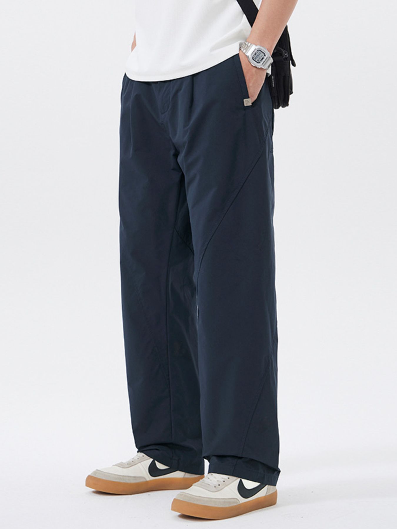 Men's Full Size Wide Leg Pants Plus Size