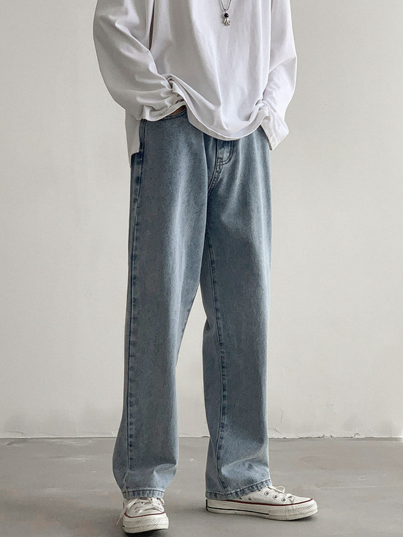 Men's Wash Loose Fit Jeans