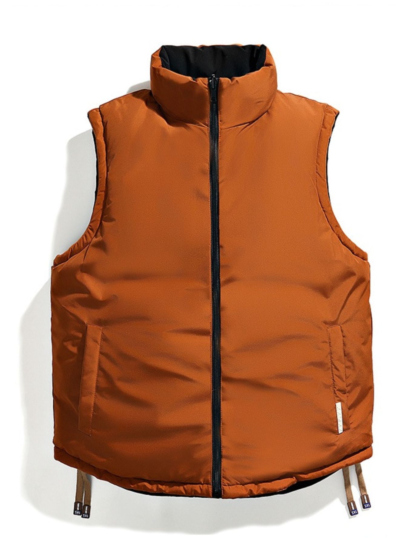 Men's Plus Size Sleeveless Padded Puffer Vest