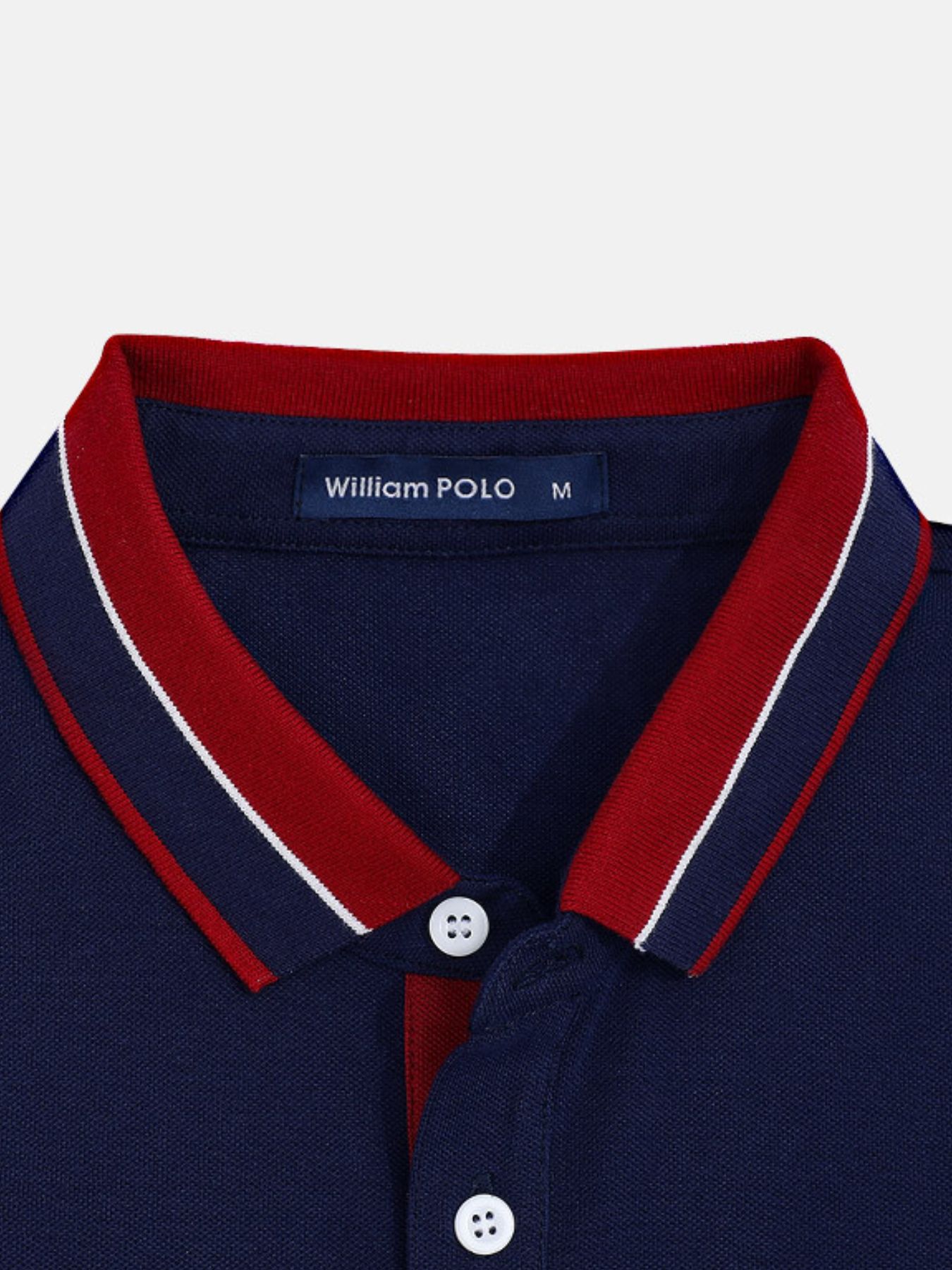 Men's Plus Size Embroidered Short Sleeve Polo