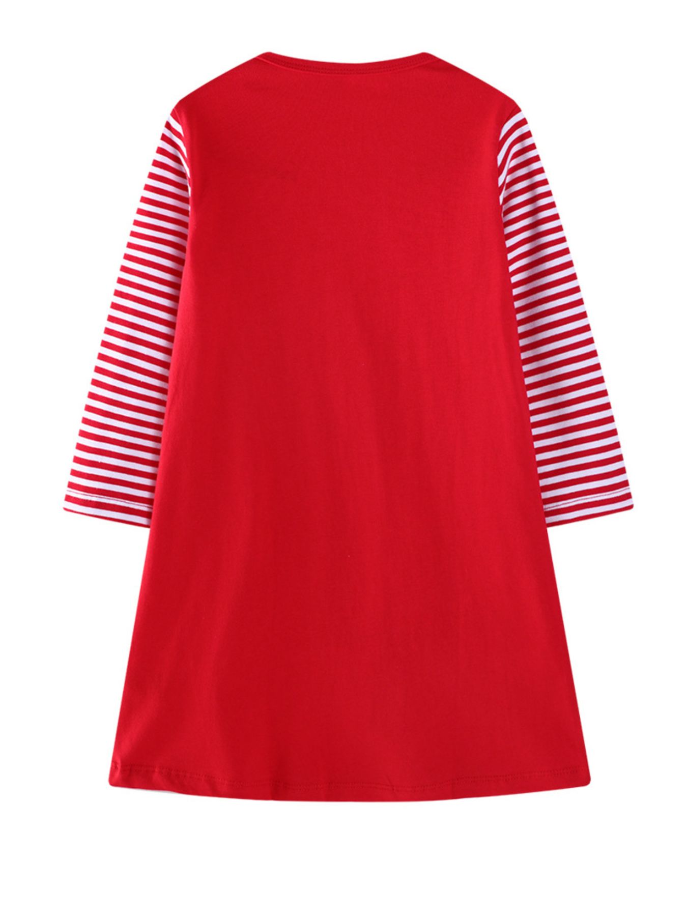 Children's Christmas Tree Animal Long Sleeve Dress