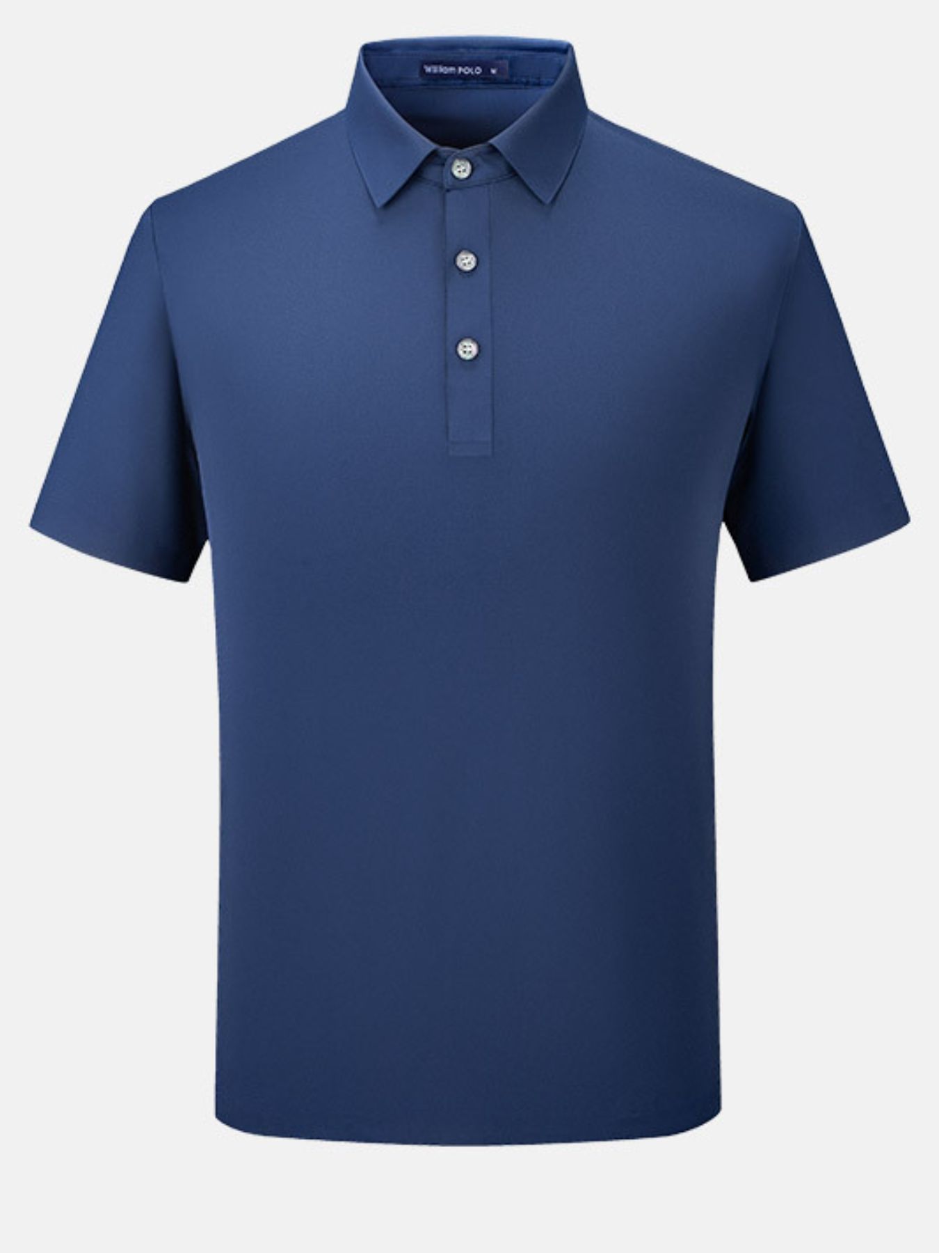Men's Plus Size Collared Neck Short Sleeve Polo