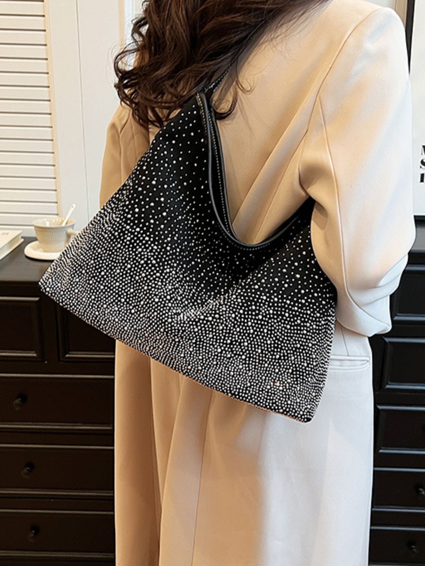 Rhinestone Tote Bag