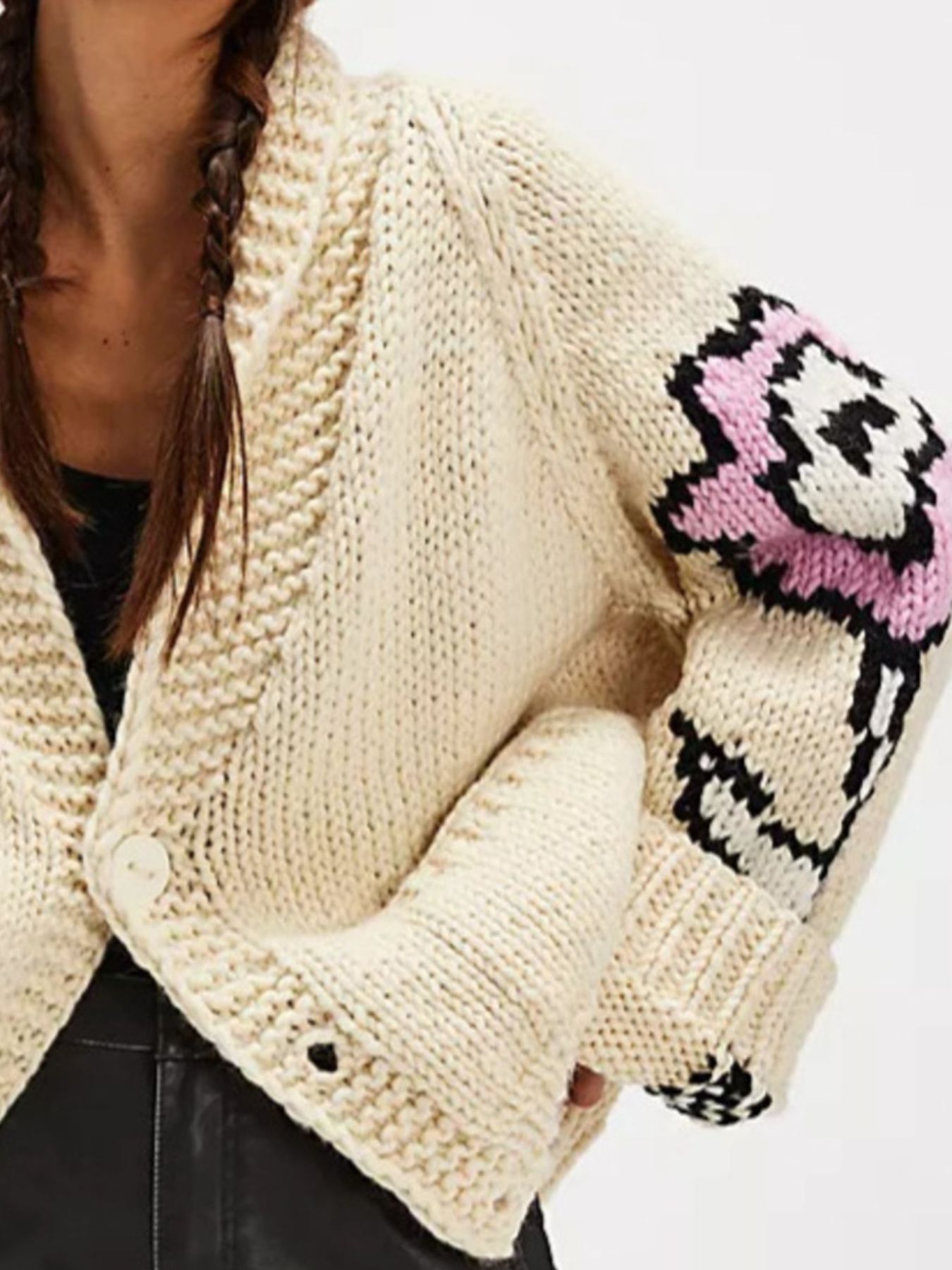 Button Up Long Sleeve Cardigan