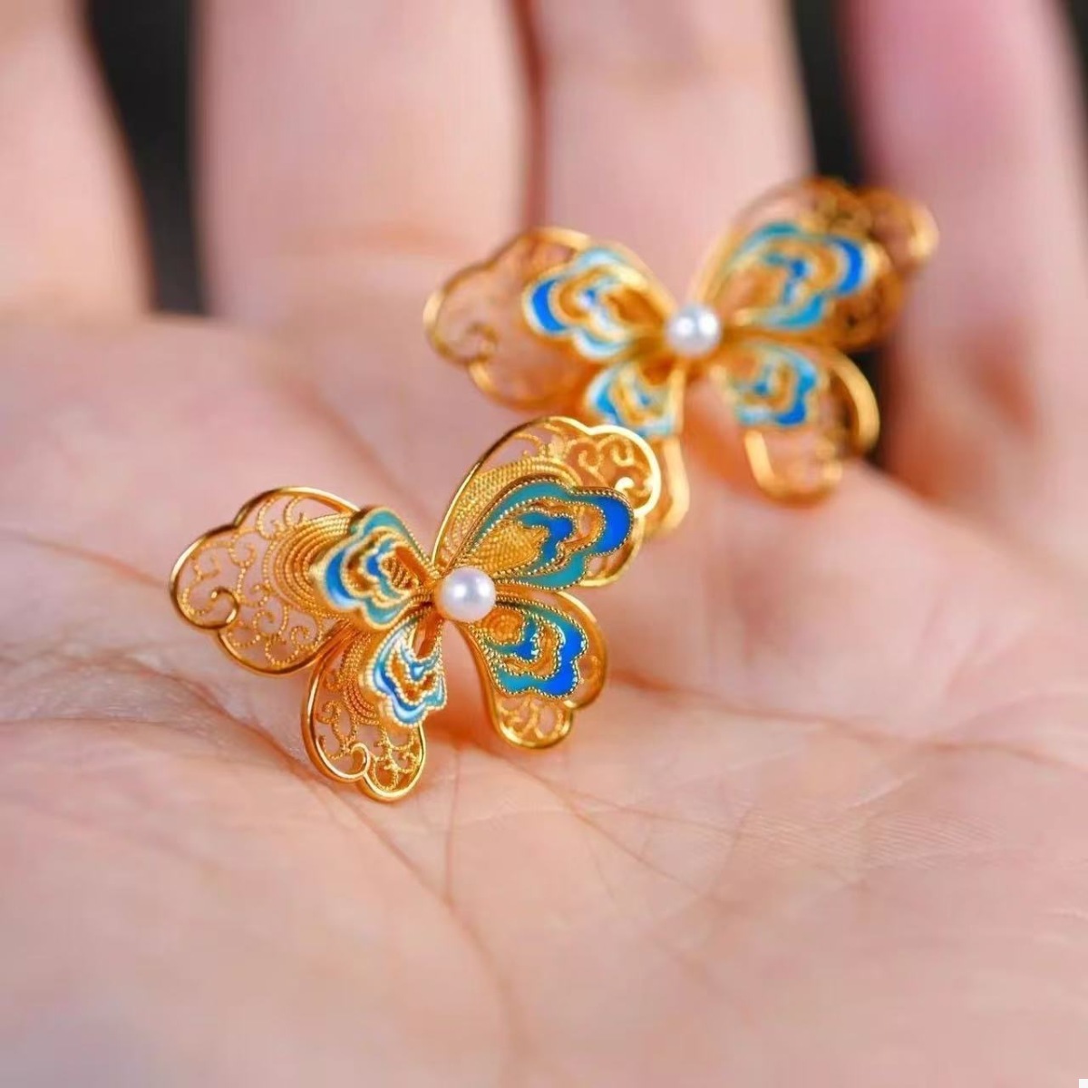 Butterfly Stud Earrings
