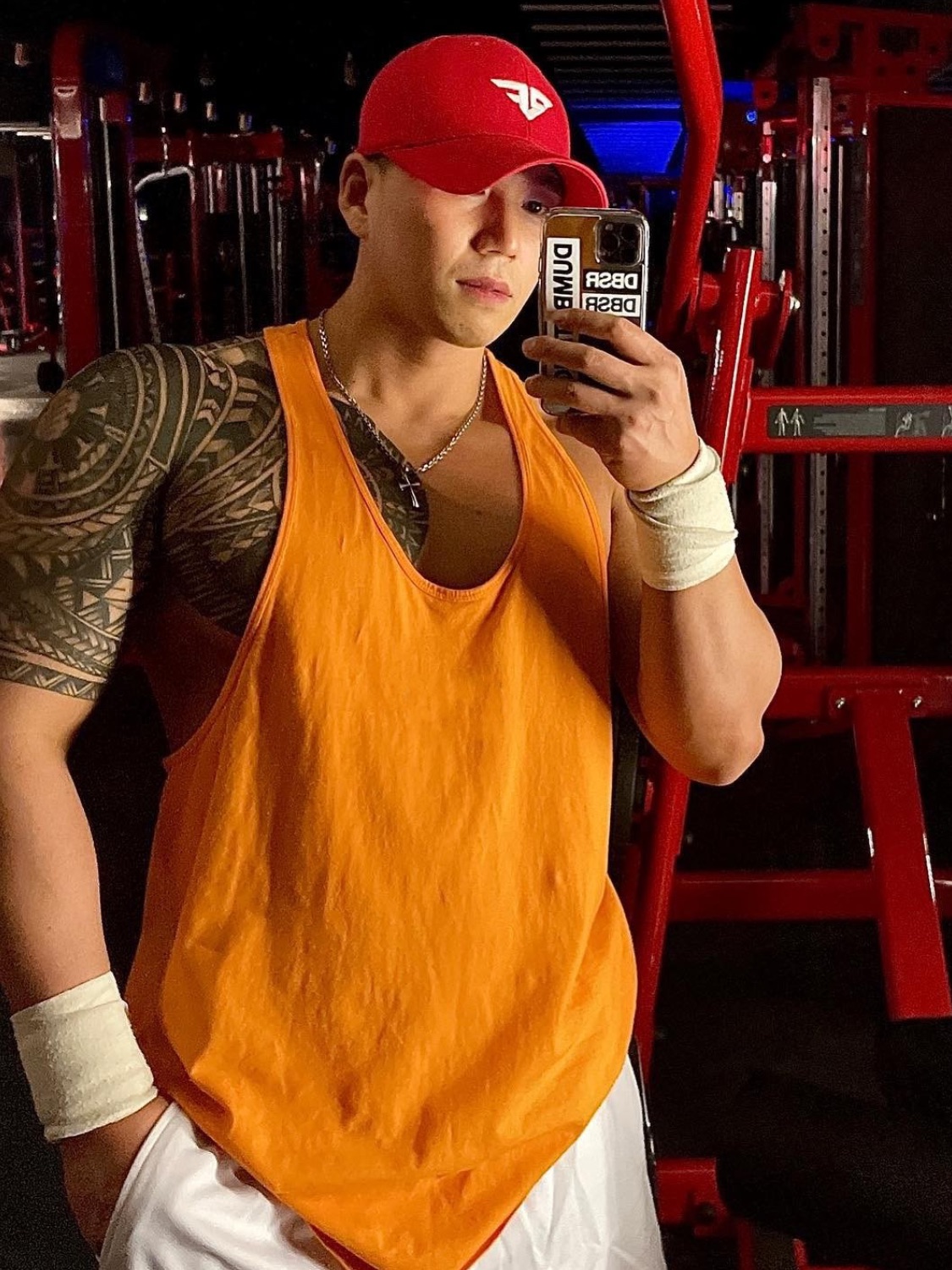 Men's Plus Size Round Neck Racerback Tank