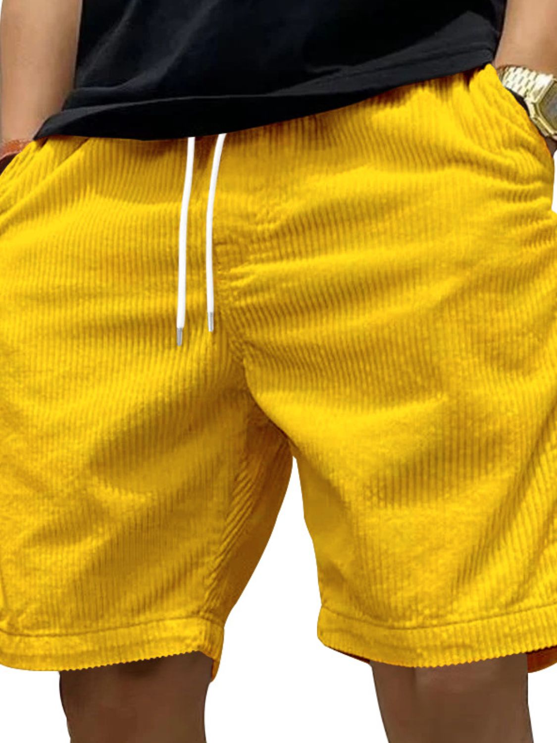 Men's Drawstring Shorts with Pockets