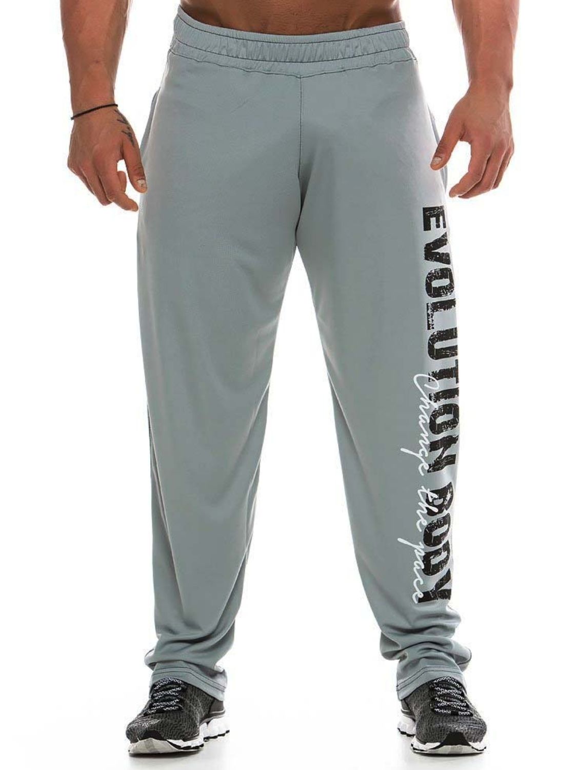 Men's Letter Elastic Waist Active Pants