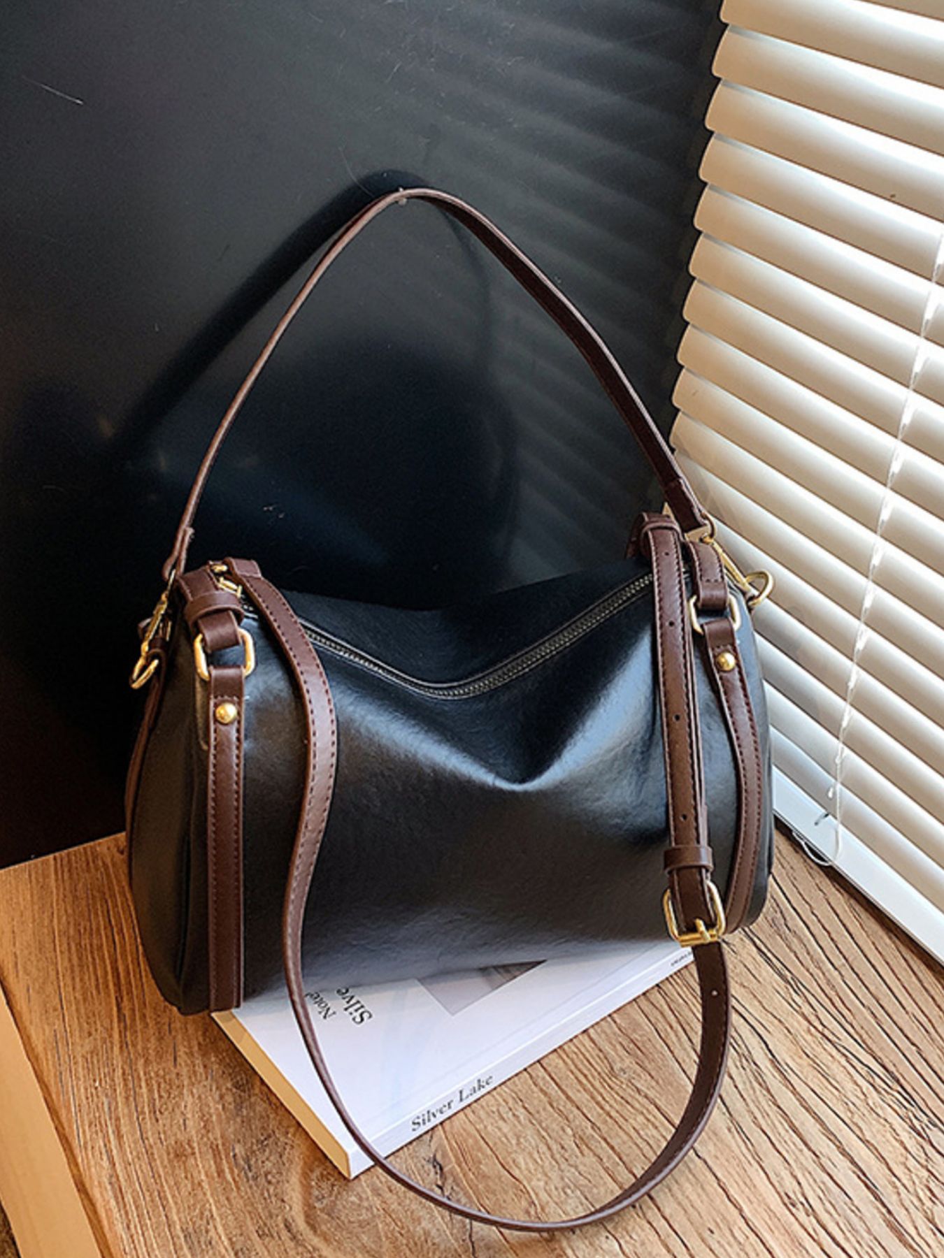 Vintage Style Barrel Crossbody Bag