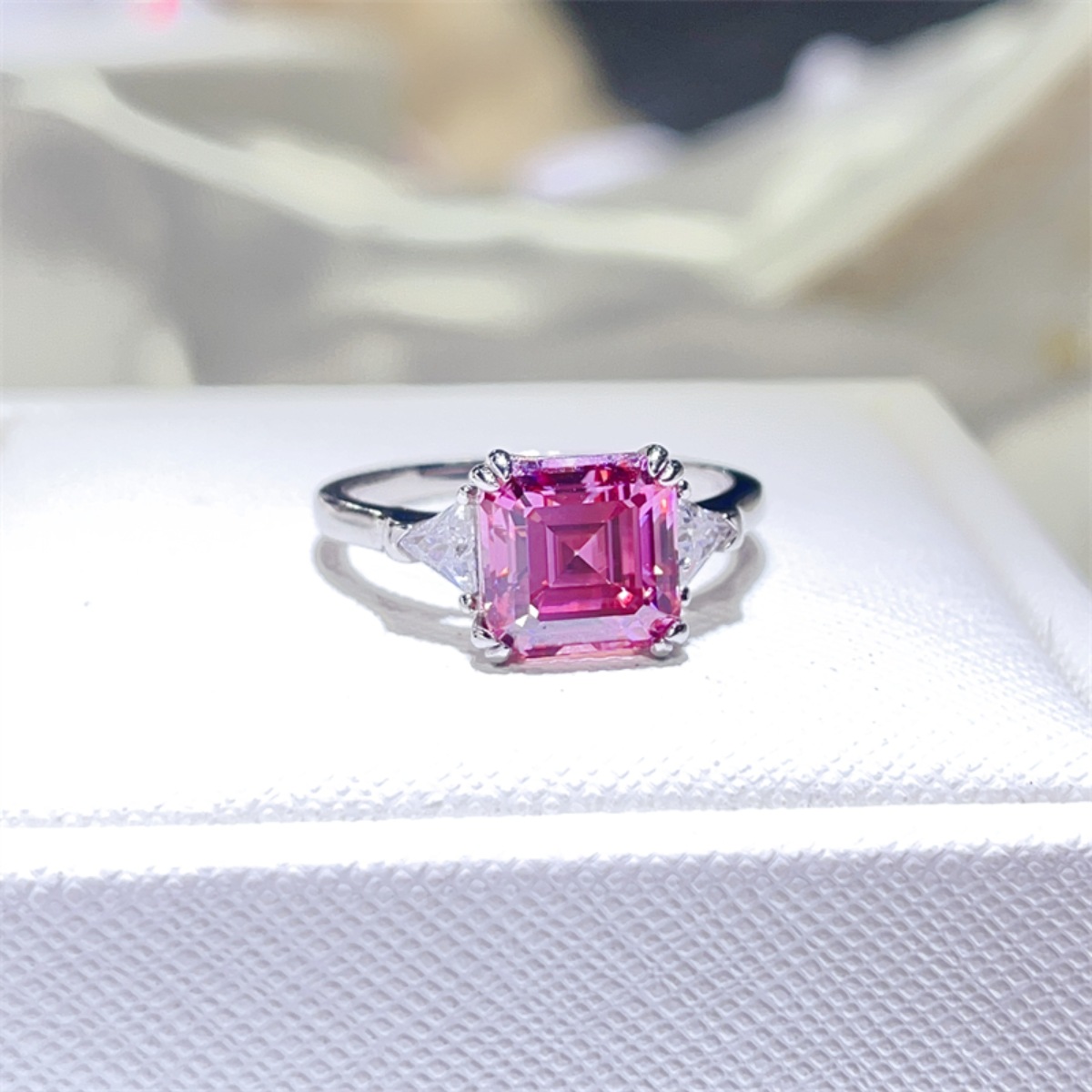 3 Carat Moissanite 925 Sterling Silver Ring