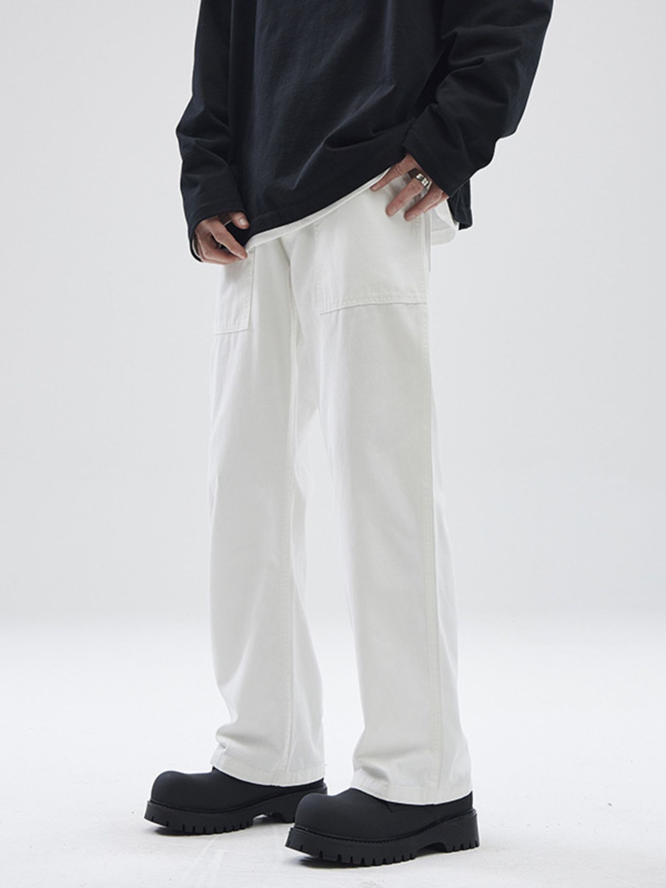 Men's Full Size Relaxed Fit Pants Plus Size