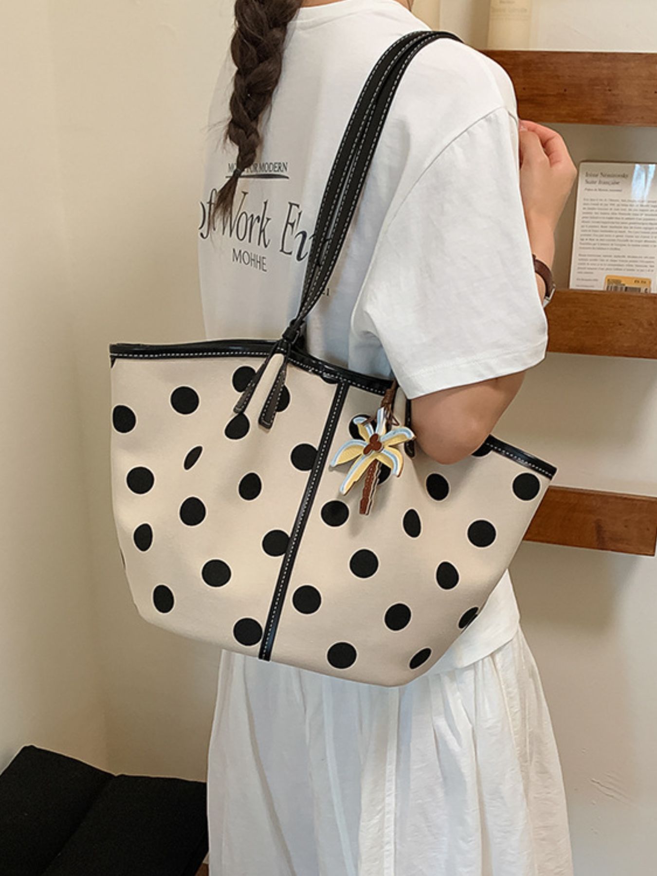 Polka Dot Shoulder Bag 11