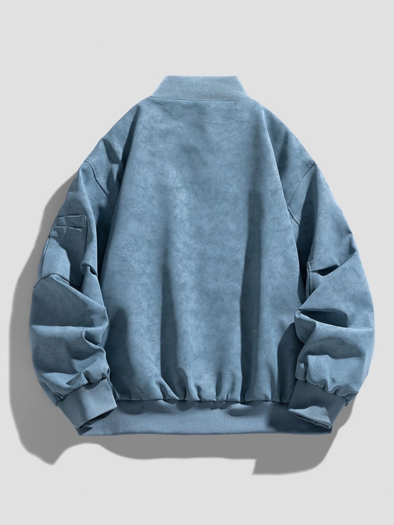 Men's Plus Size Vintage Zip Up Jacket