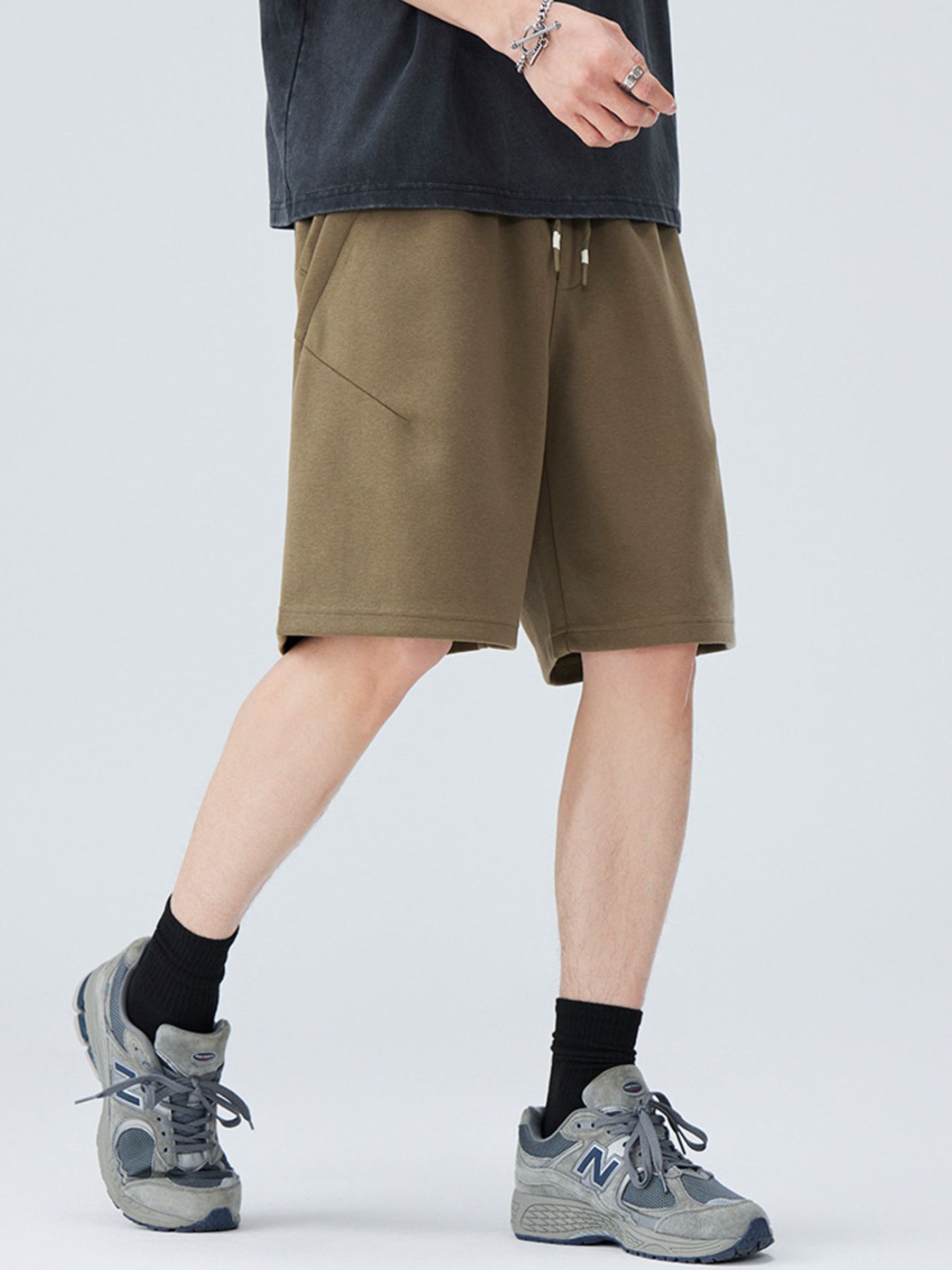 Men's Plus Size Casual Comfort Drawstring Shorts