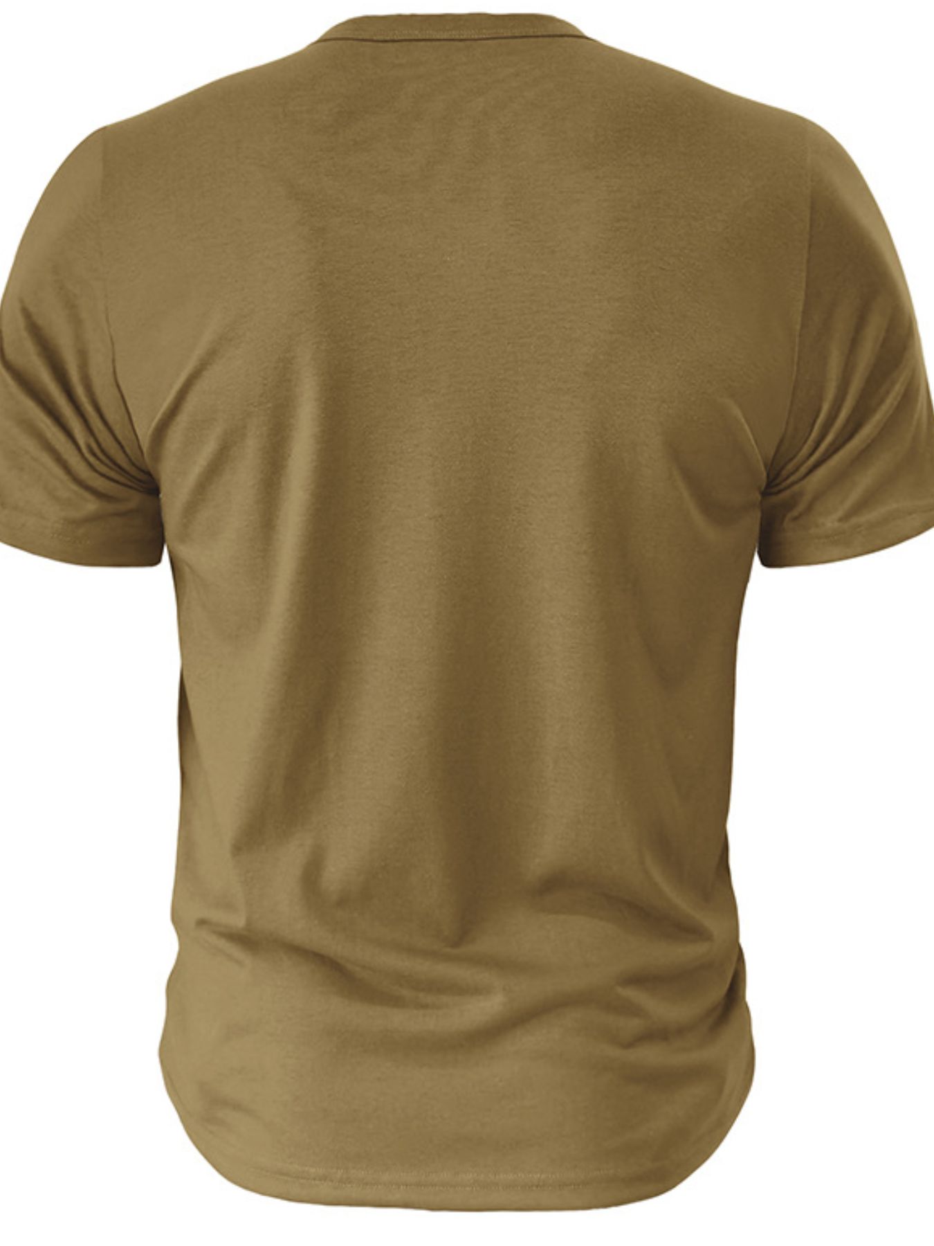 Men's Full Size Casual Henley Short Sleeve Polo Shirt Plus Size