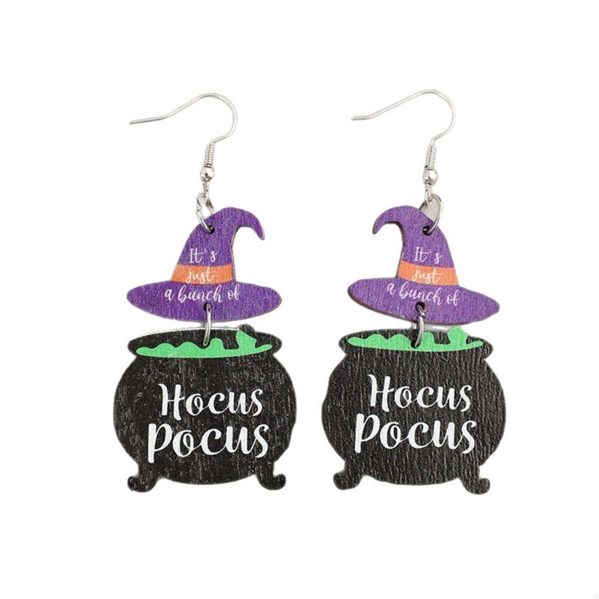 Halloween Hocus Pocus Witch Hat Earrings