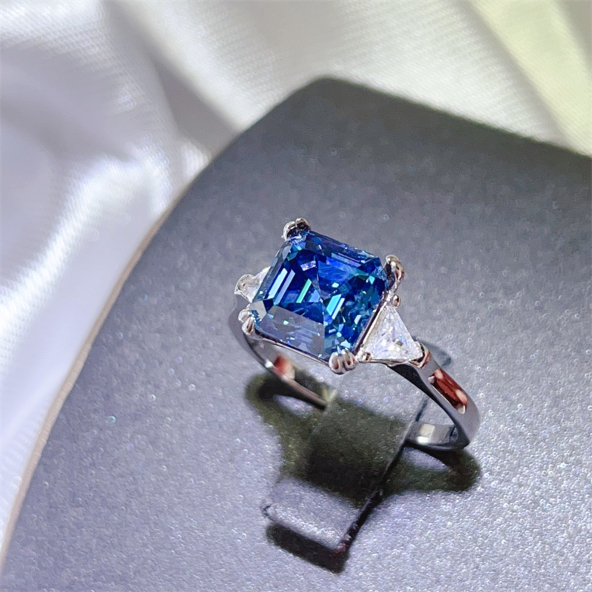 3 Carat Moissanite 925 Sterling Silver Ring