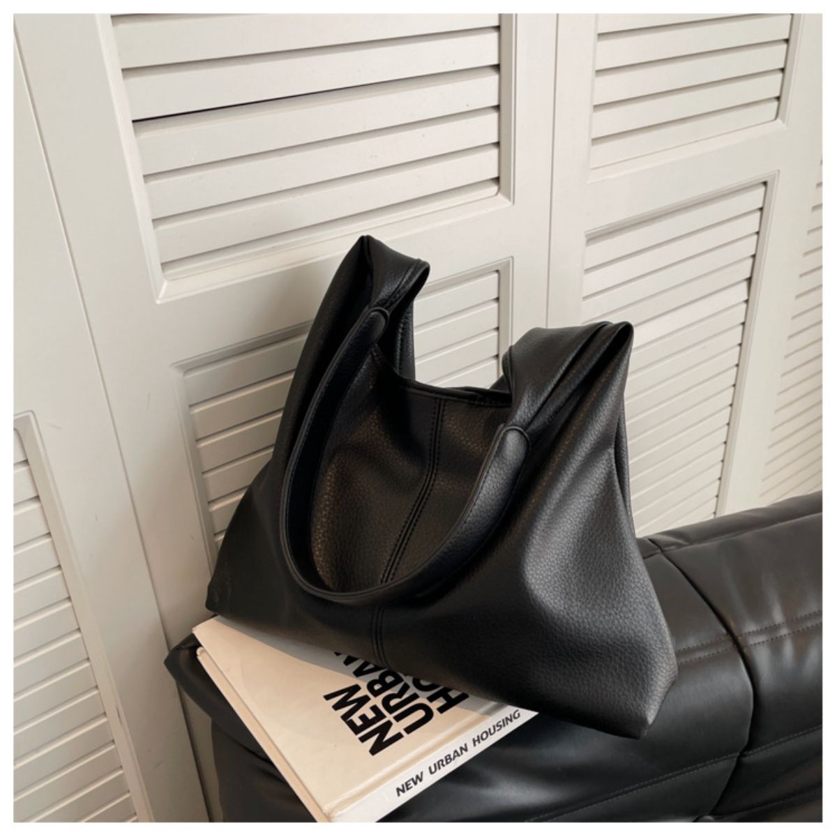 PU Leather Shoulder Bag