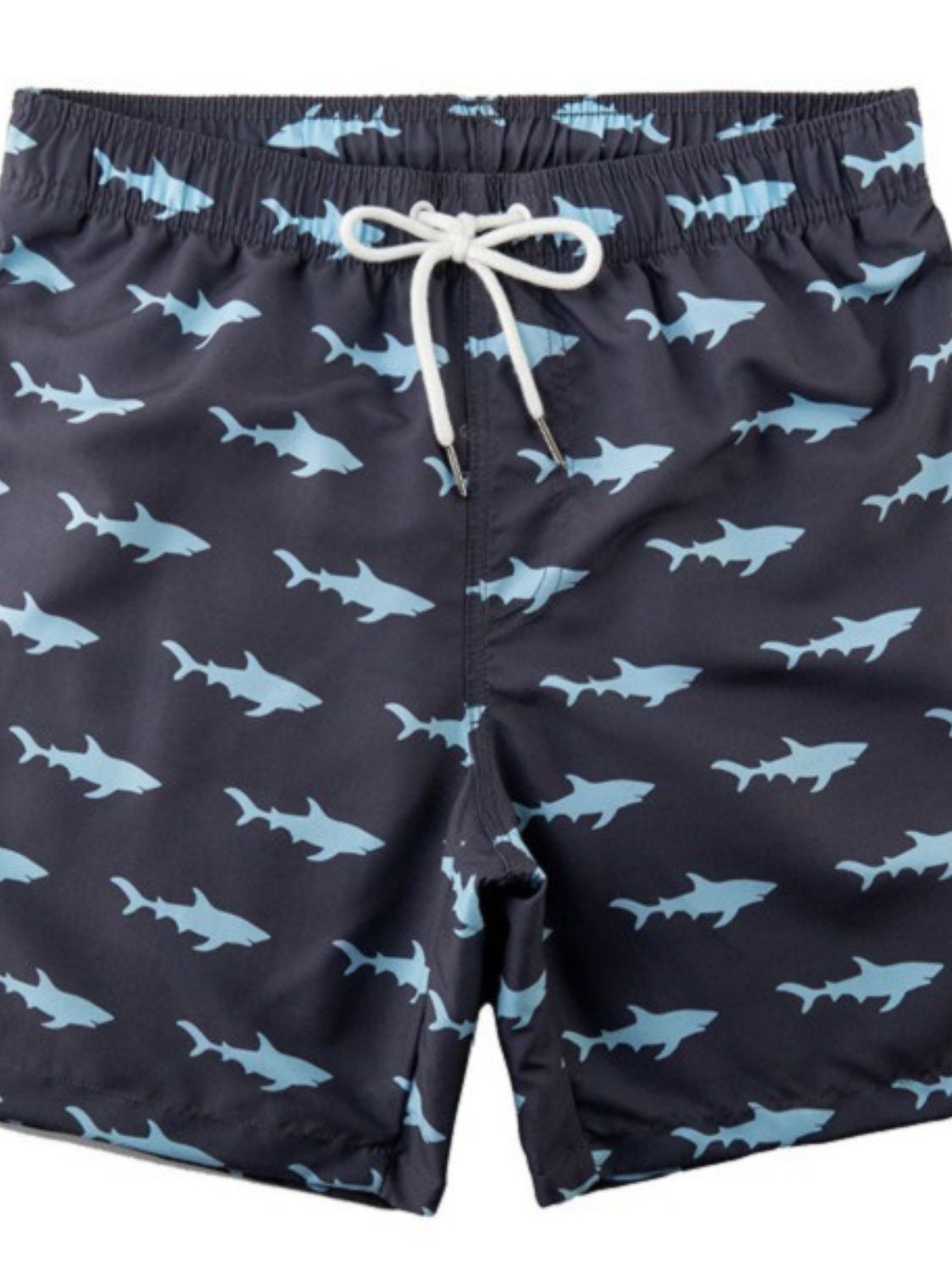 Men's Drawstring Printed Swim Shorts